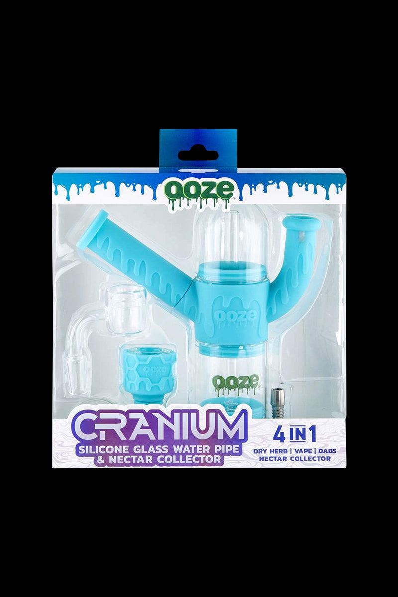Ooze Cranium 4-in-1 Silicone & Glass Multifunctional Water Pipe