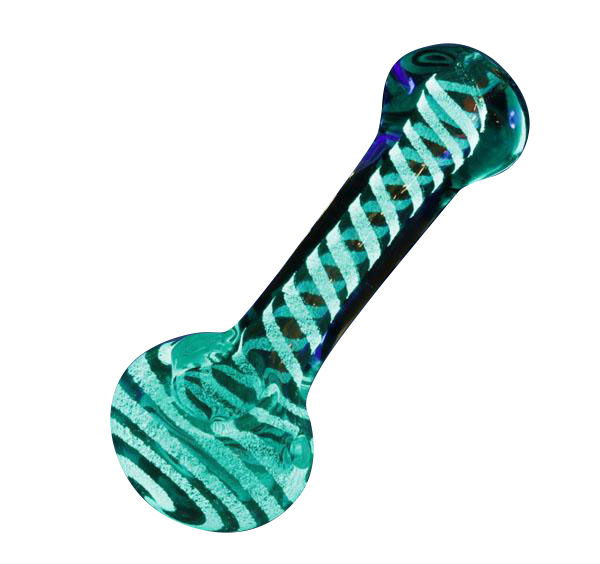 Enchanting Glow-in-the-Dark Swirl Hand Pipe
