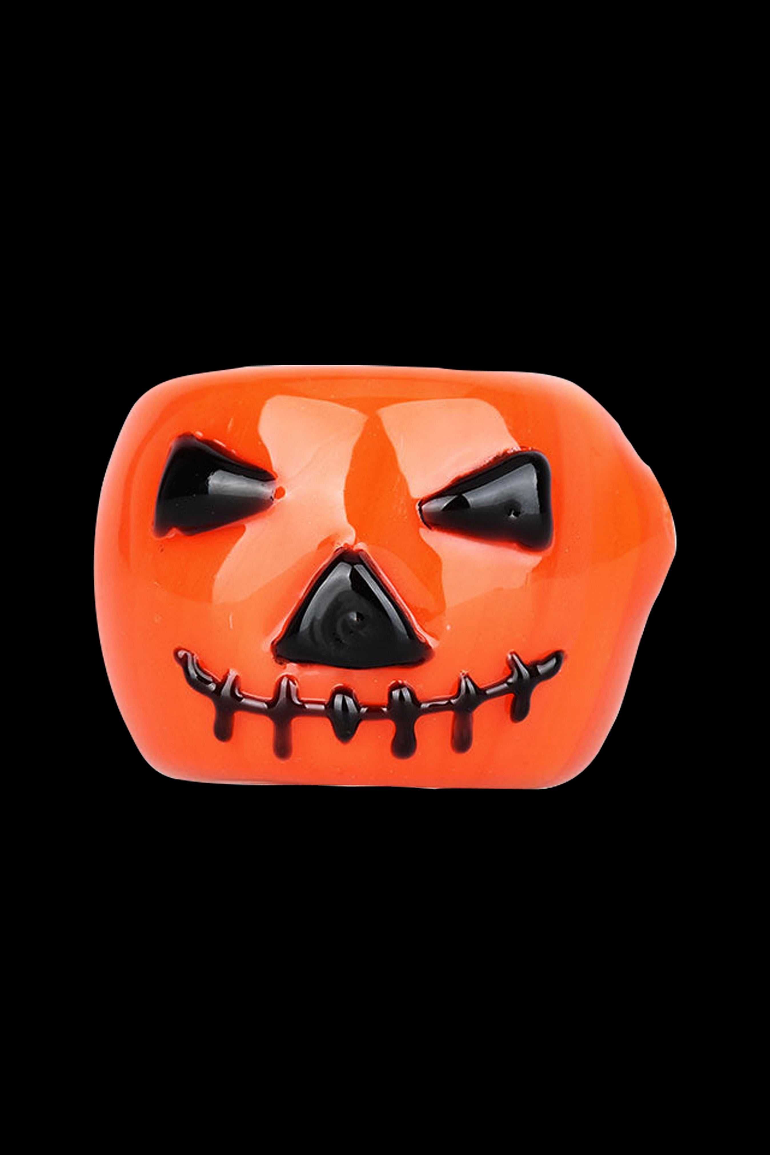 Gourd Delight Glass Spoon Pipe - Perfect for Festive Smoking