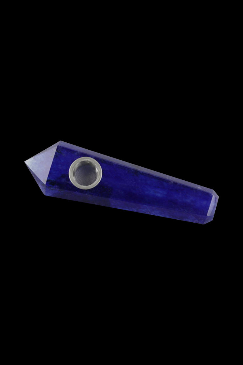 Exquisite Natural Gemstone Hand Pipe for Smoking Enthusiasts