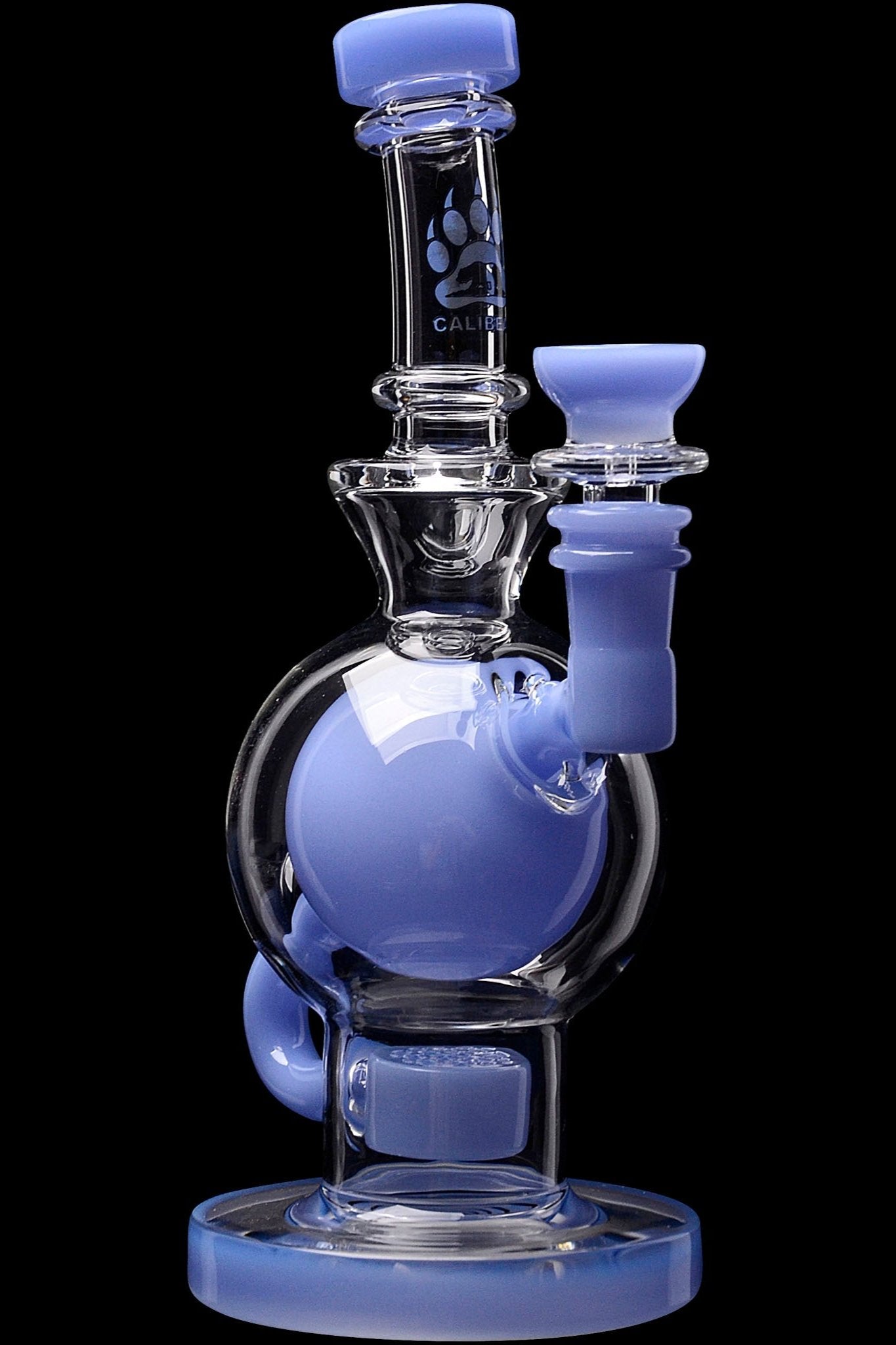 Calibear Colored Ball Flower of Life Smoking Rig - A Stunning Smoking Companion
