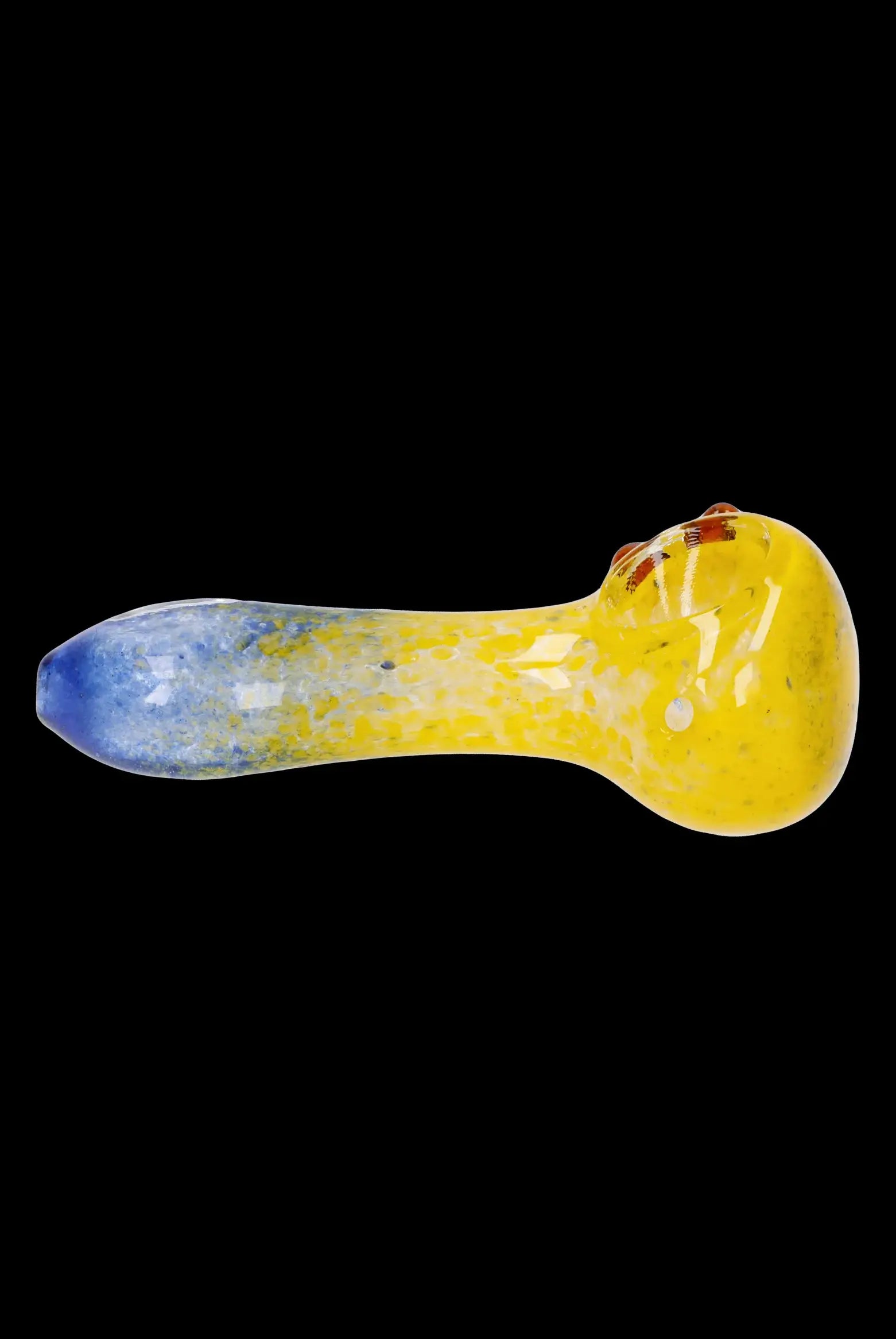 3.5-Inch Gradient Glass Frit Pipe - A Colorful Smoking Essential
