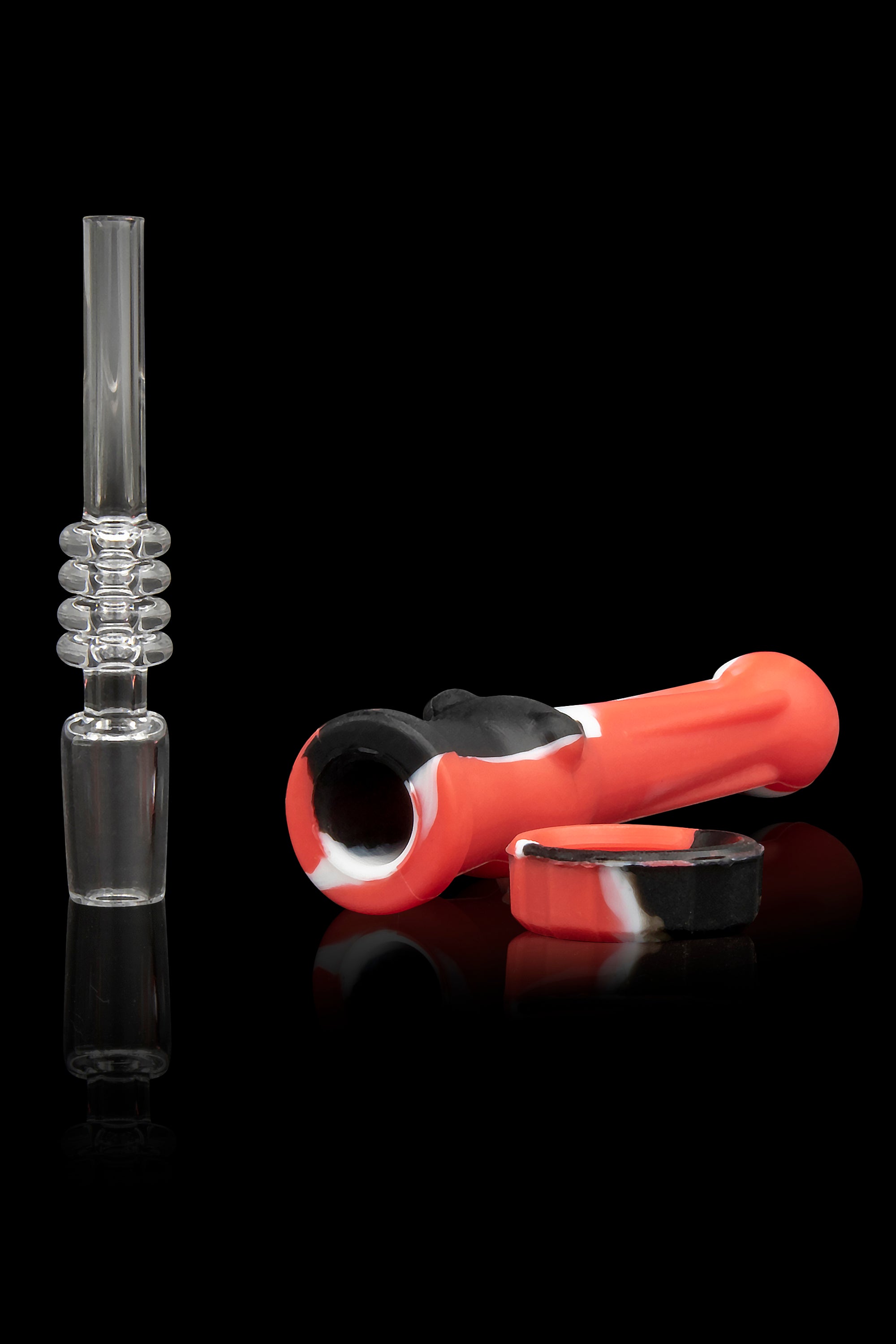 Superior Nectar Collector Dab Vapor Straw with Solid Titanium or Quartz Tip