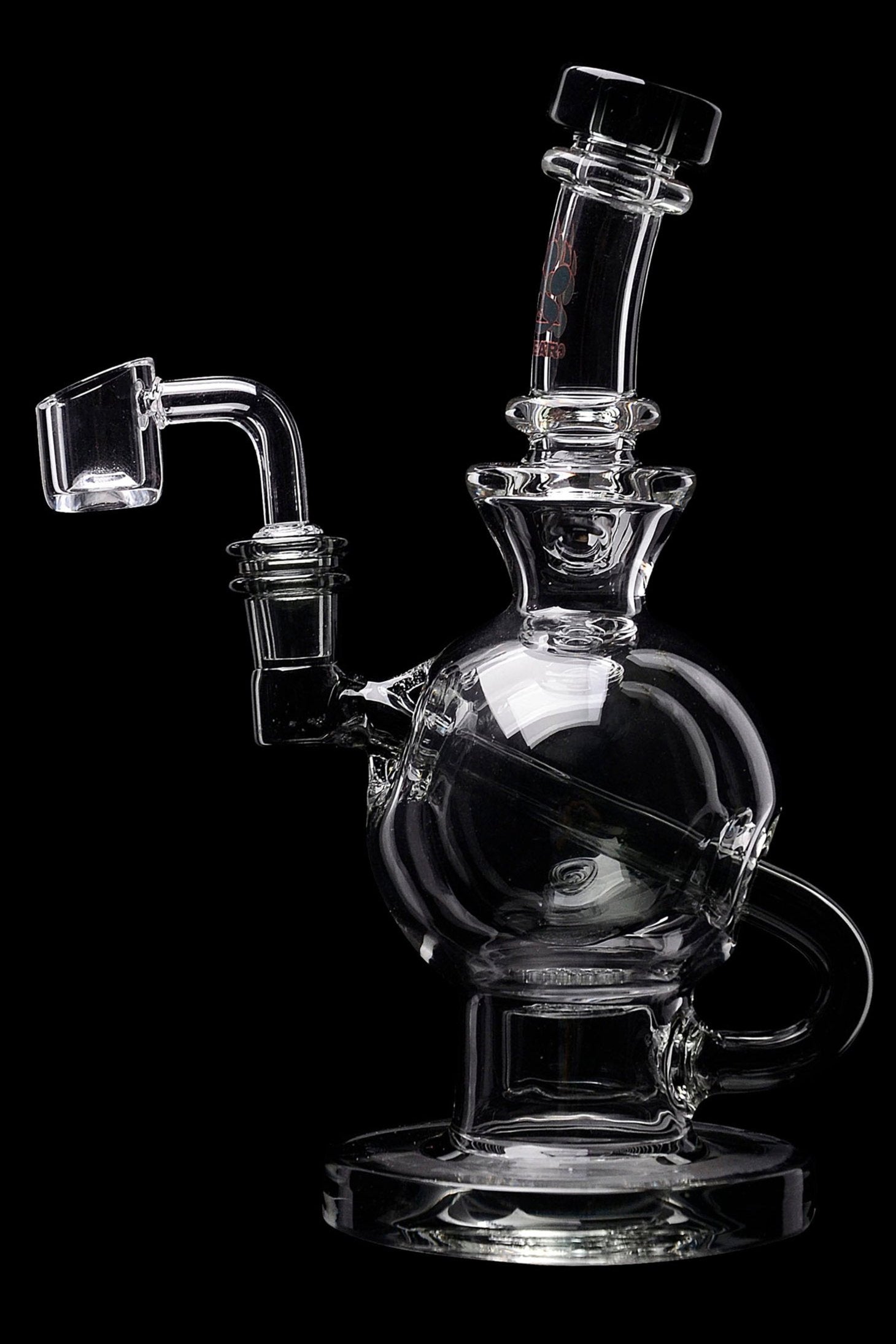 Calibear Colored Ball Flower of Life Smoking Rig - A Stunning Smoking Companion