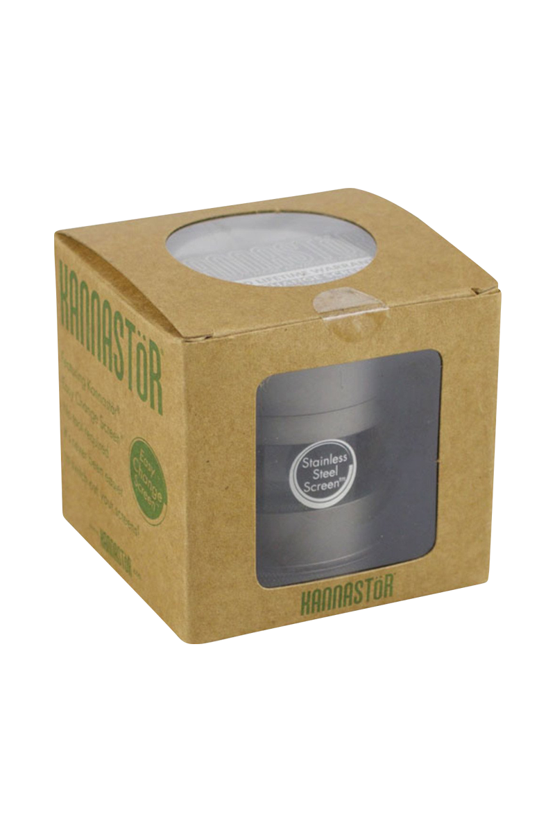Kannastor Gunmetal Multi - Chamber Premium Smoking Grinder