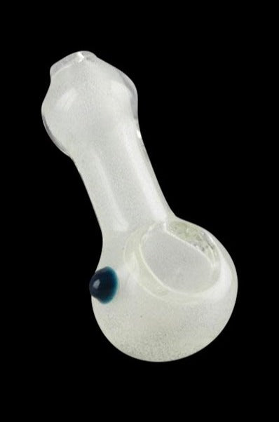 Stunning Glow-in-the-Dark Marble Accent Spoon Hand Pipe