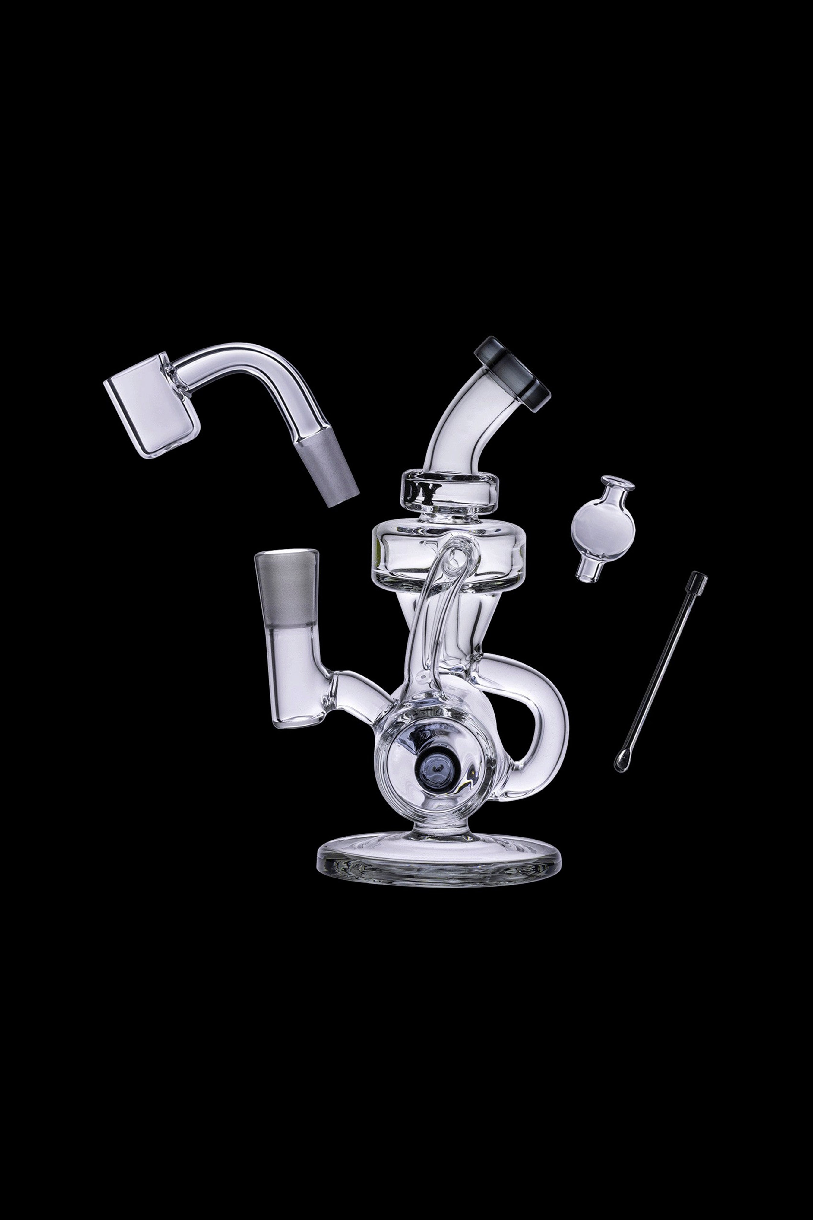 Goody Glass Drummer Boy Mini Dab Rig: 4-Piece Fun Kit