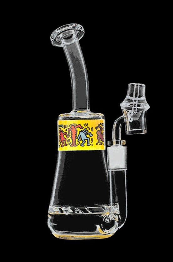Iconic K. Haring Dab Rig with Banger & Cap - A Must - Have!