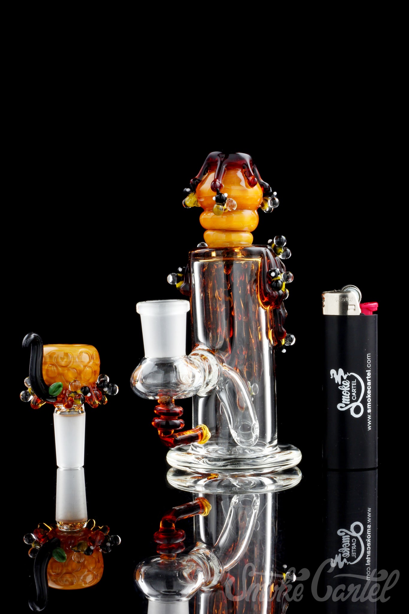 Empire Glassworks Sweet Honey Pot Mini Bong - A Must - Have!