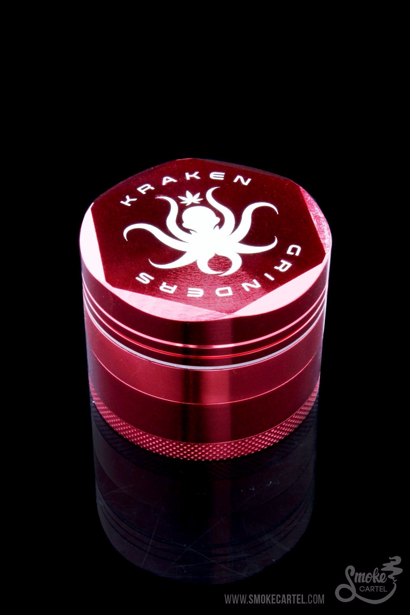 Unleash the Kraken! 2.5 Hex Ridge 4-Piece Grinder with Pollen Screen