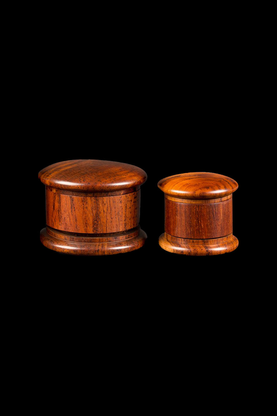 Aerospaced Premium 3-Piece Wooden Herb Grinder