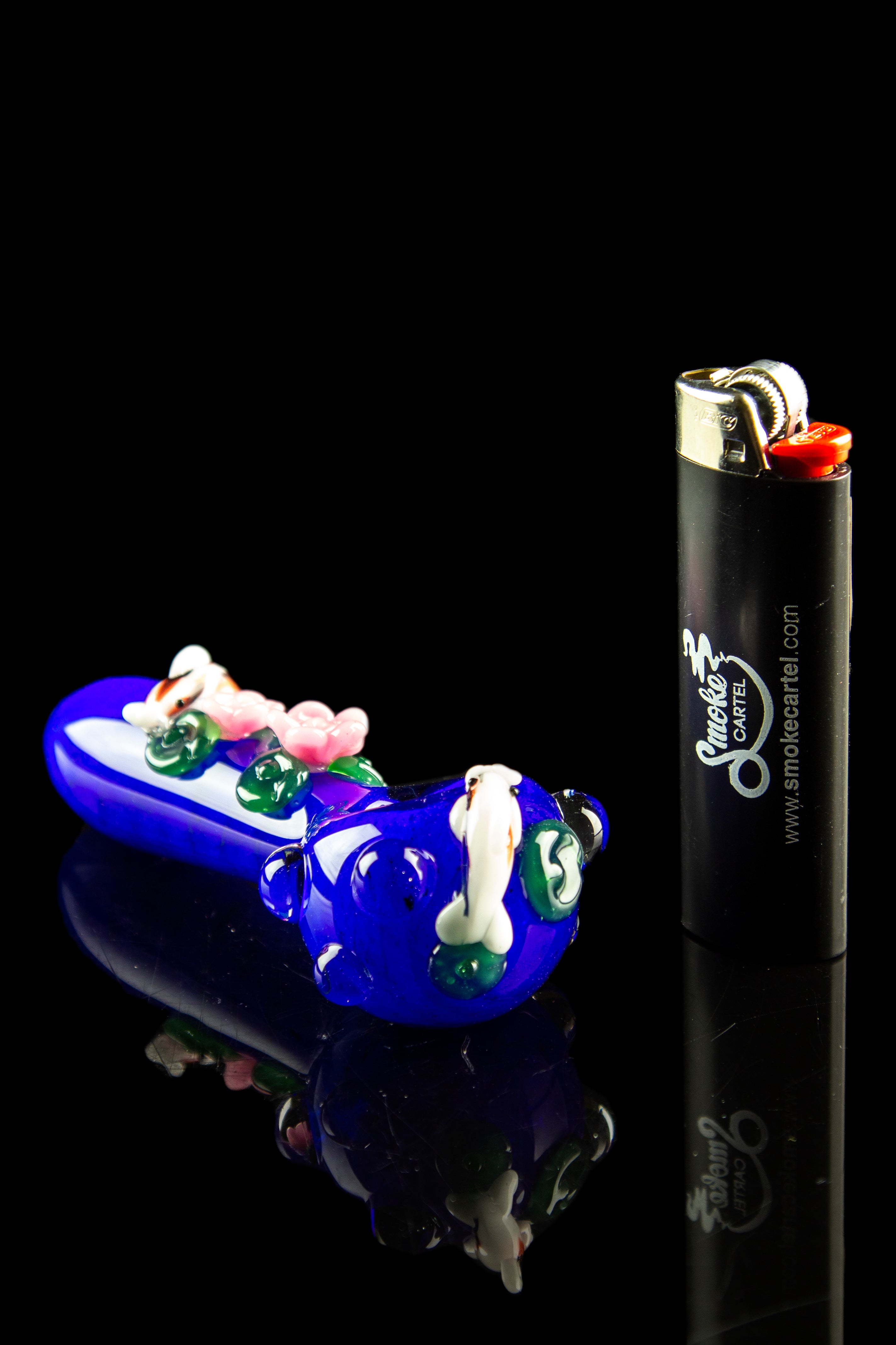 Empire Glassworks Koi Pond Spoon Pipe - A Masterpiece of Glass Art