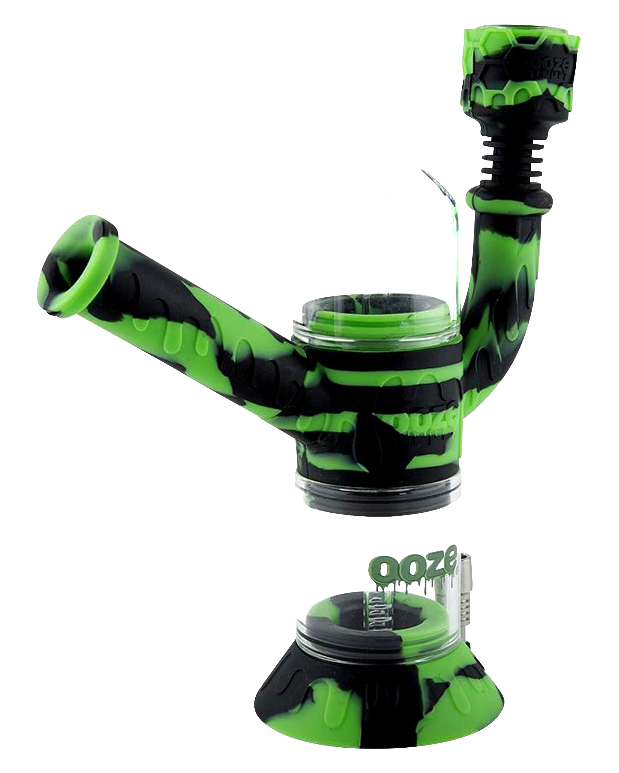 Ooze Cranium 4-in-1 Silicone & Glass Multifunctional Water Pipe