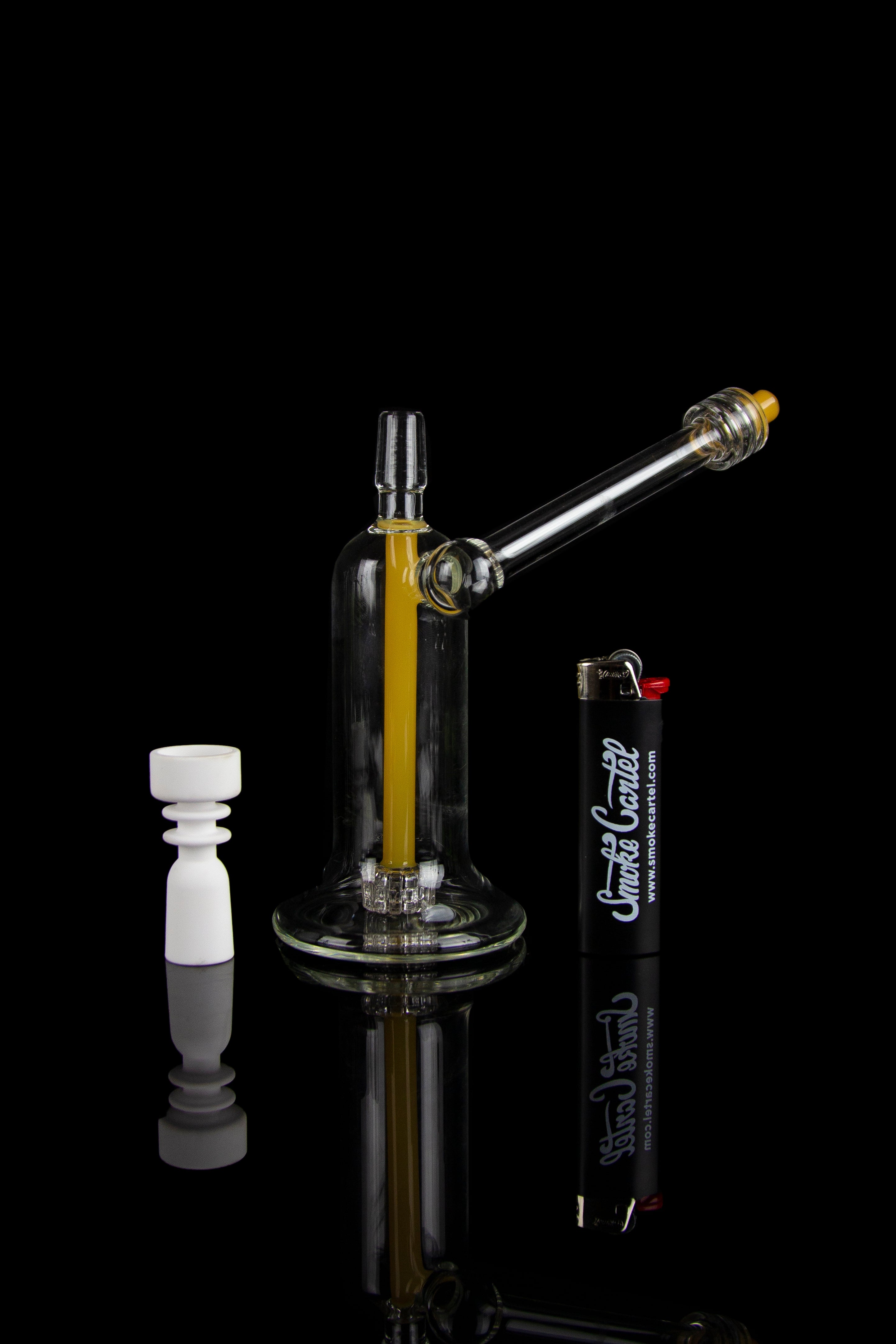Stunning Stereo Perc Concentrate Bubbler with Ceramic Nail