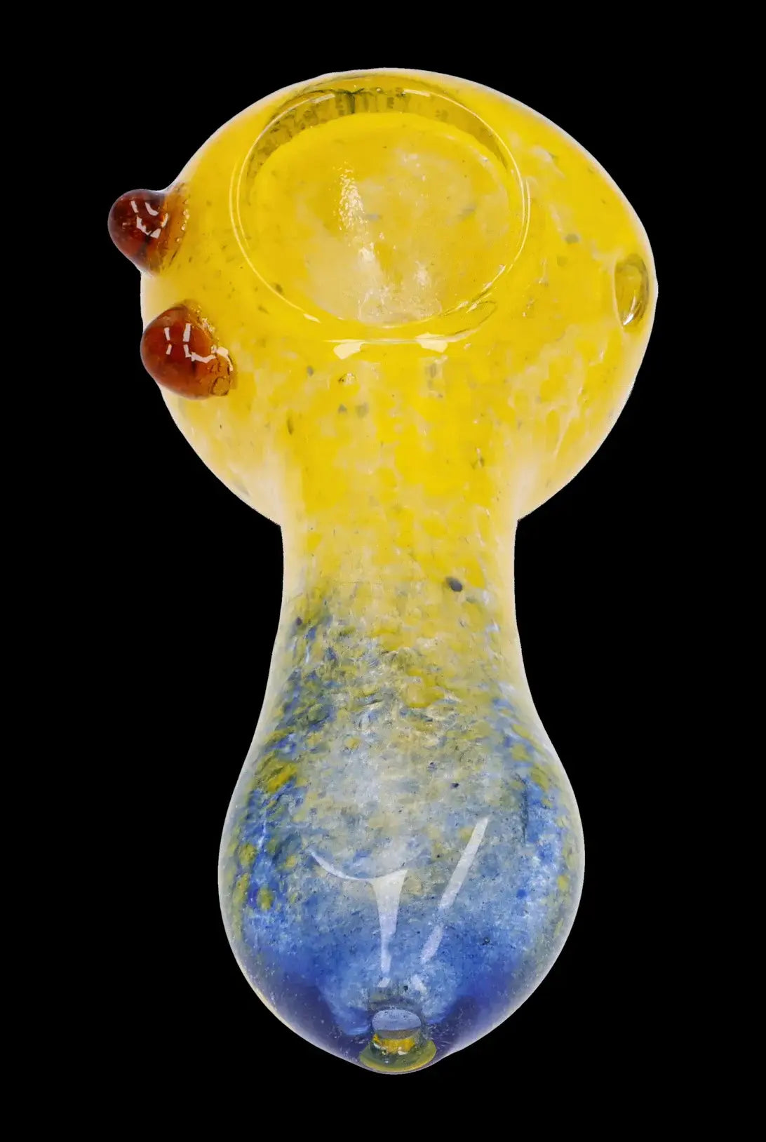 3.5-Inch Gradient Glass Frit Pipe - A Colorful Smoking Essential