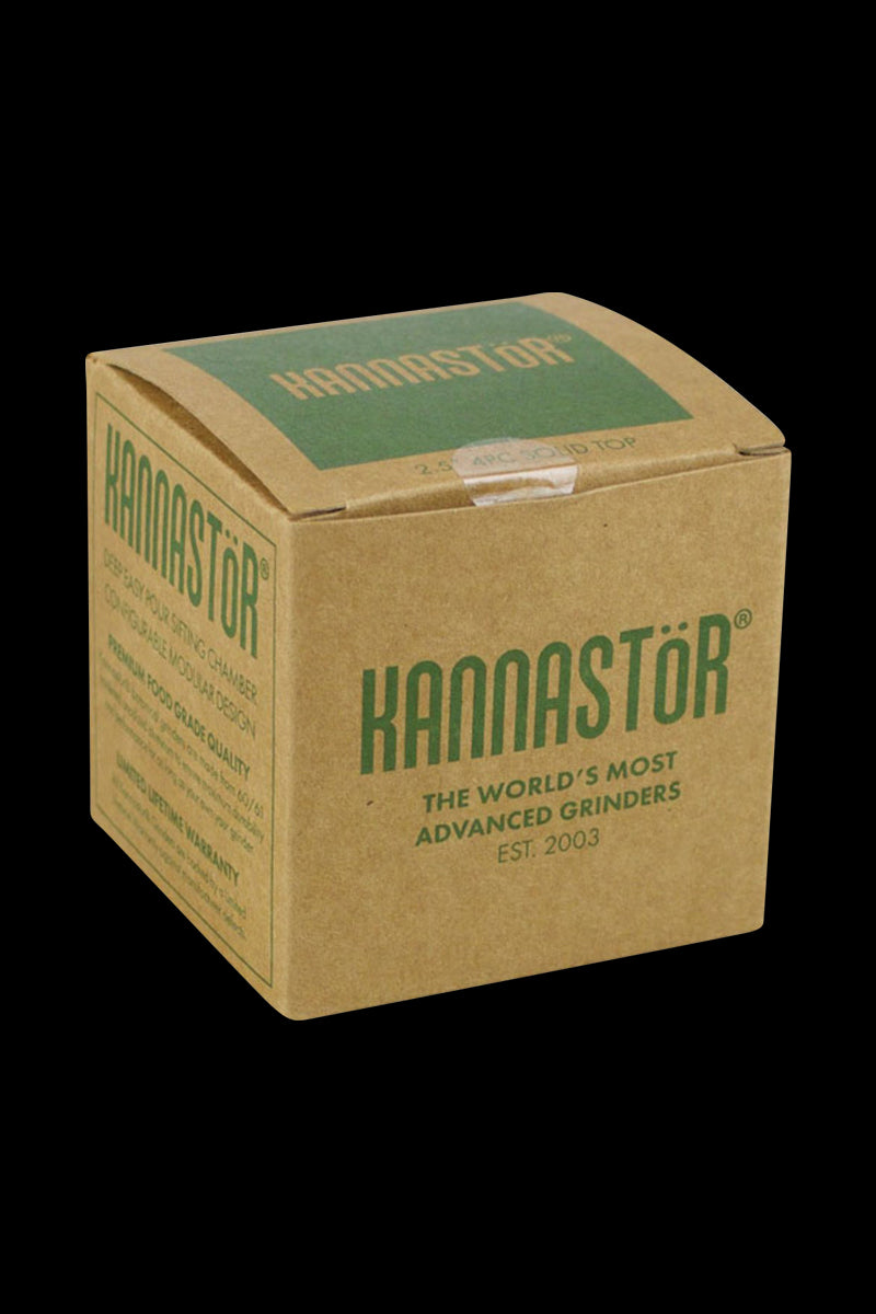 Kannastor Gunmetal Multi - Chamber 4 - Piece Grinder: A Pro - Grade Essential