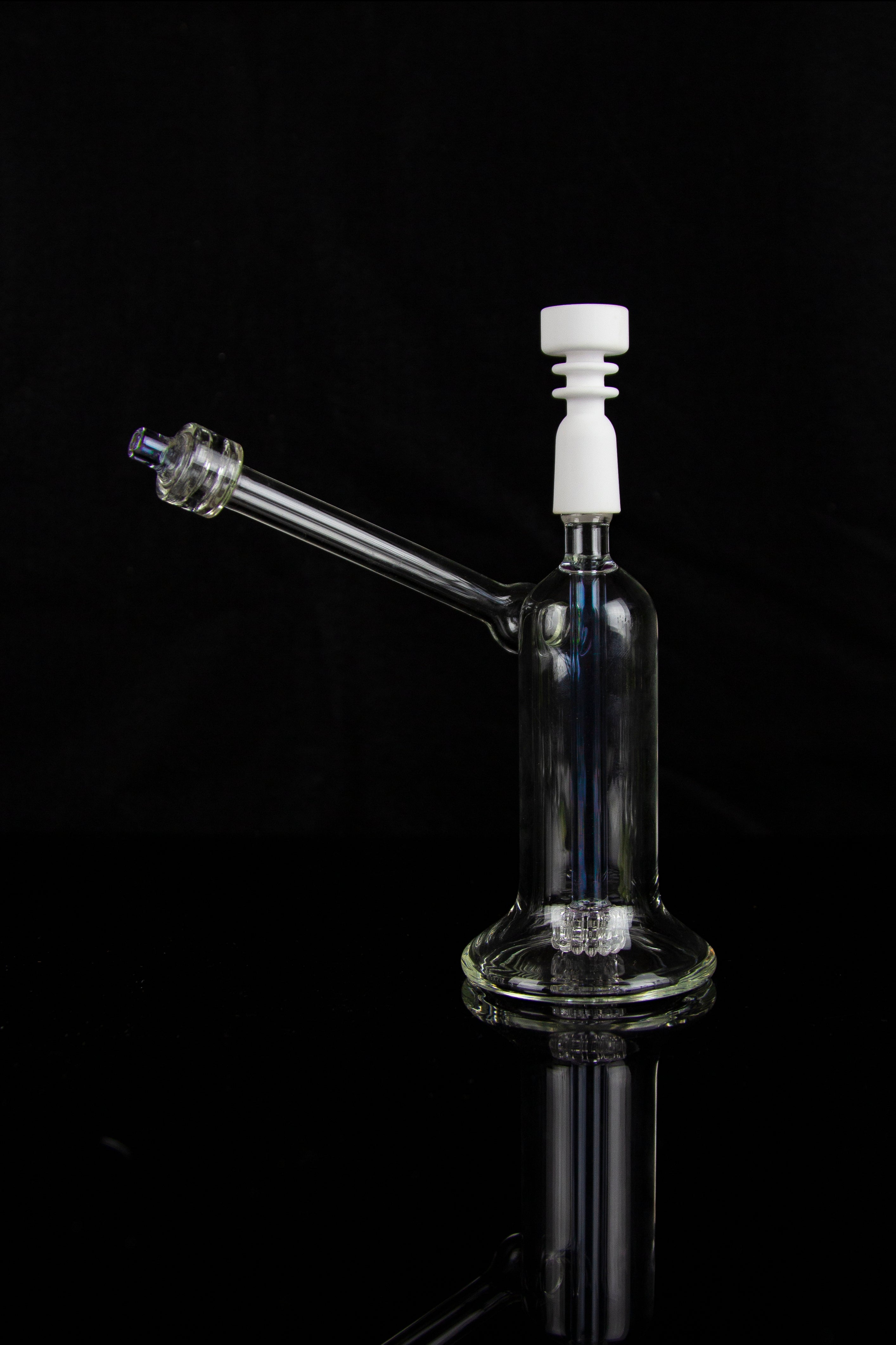 Stunning Stereo Perc Concentrate Bubbler with Ceramic Nail