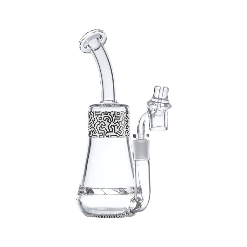 Iconic K. Haring Dab Rig with Banger & Cap - A Must - Have!