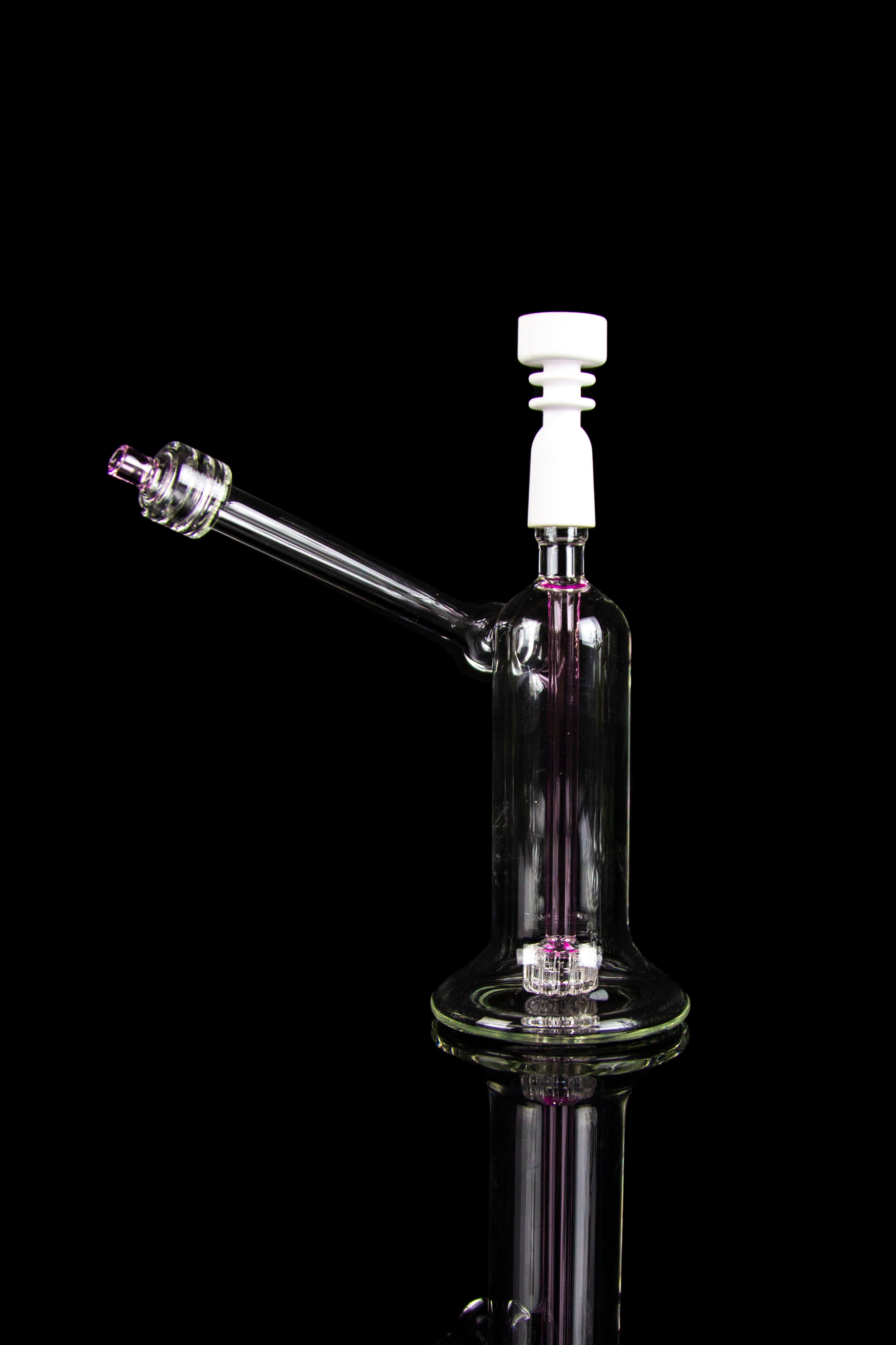 Stunning Stereo Perc Concentrate Bubbler with Ceramic Nail
