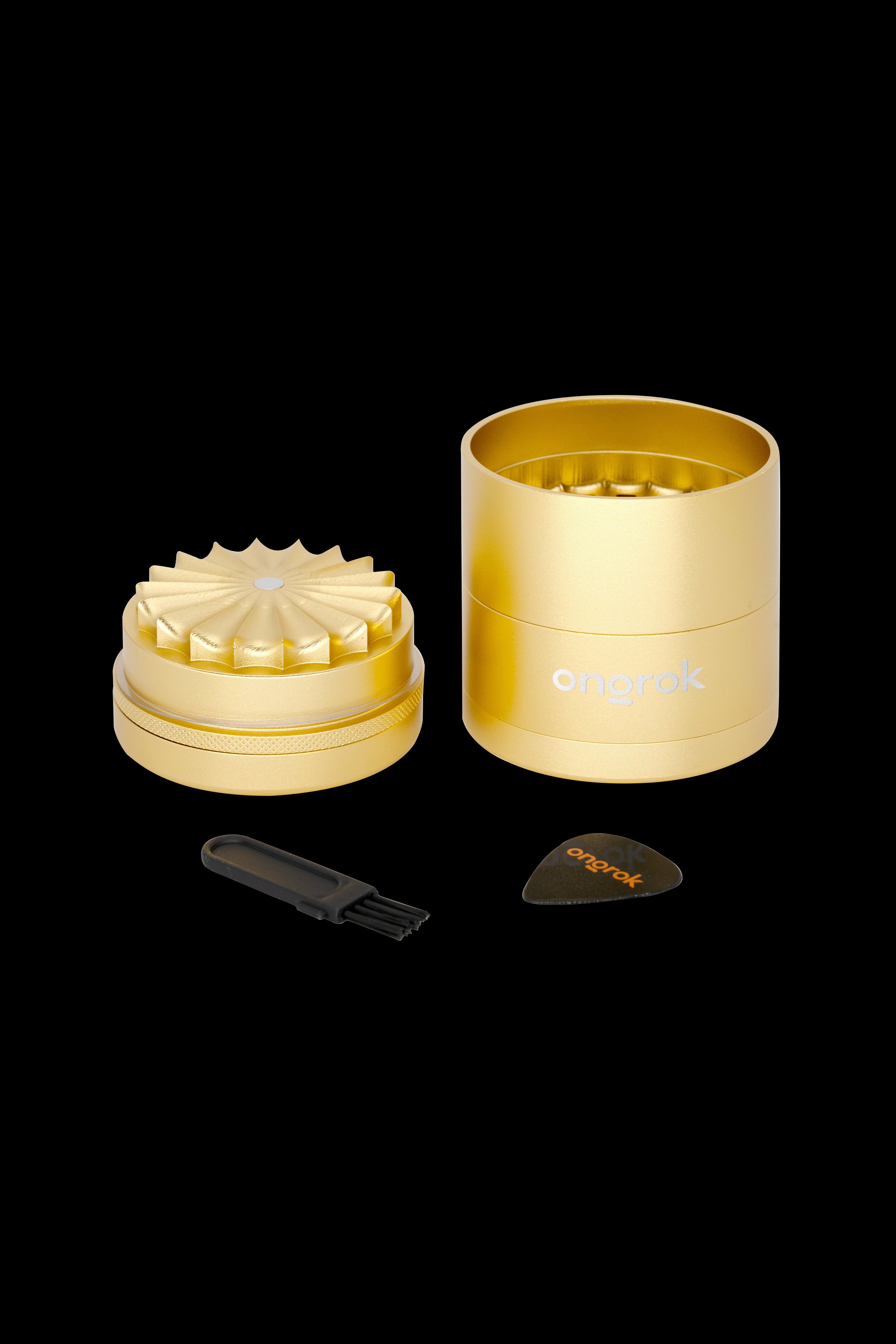 ONGROK 5 Piece Flower Petal Toothless Herb Grinder - The Ultimate Rolling Companion