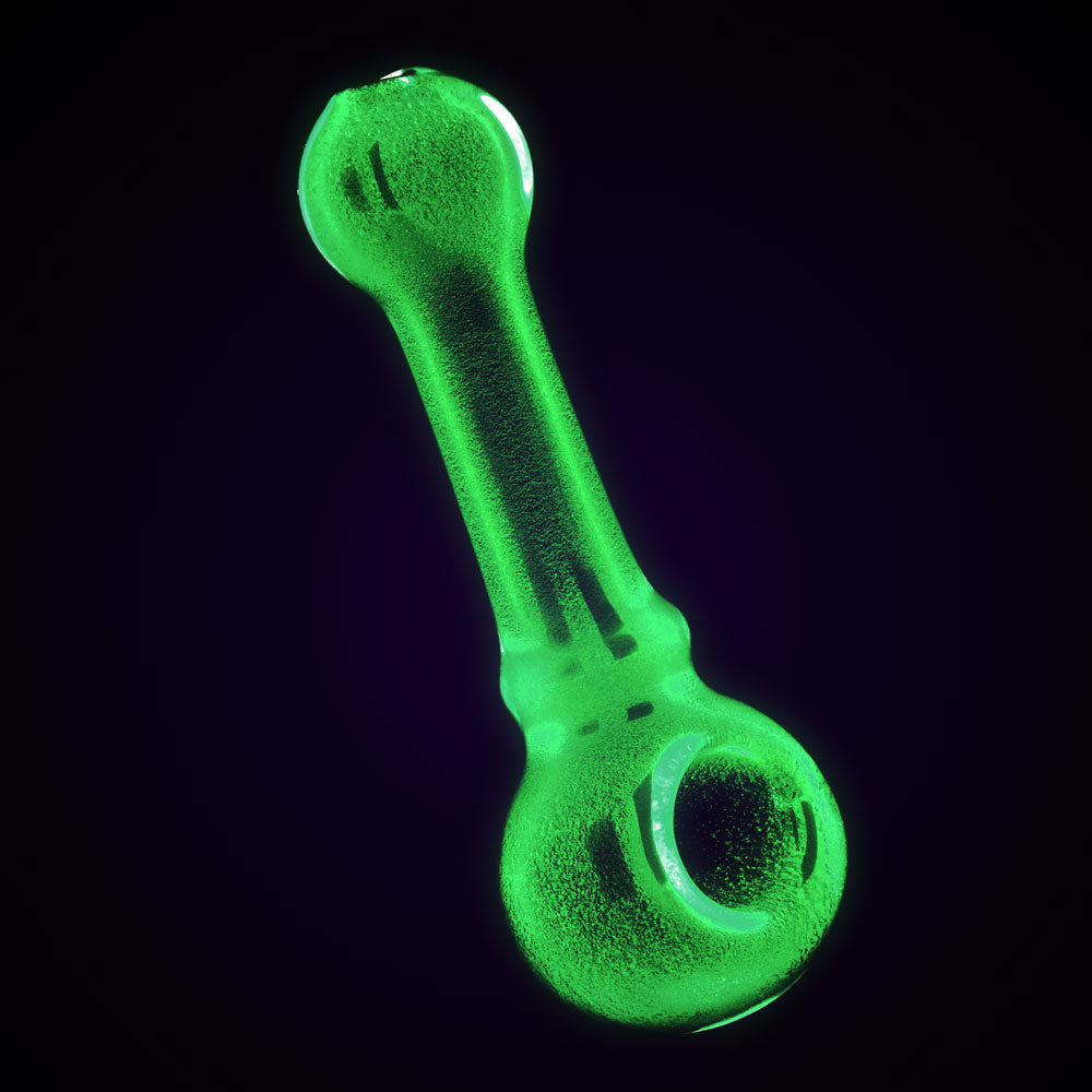 Stunning Glow-in-the-Dark Colored Spoon Pipe - Light Up Your Nights!