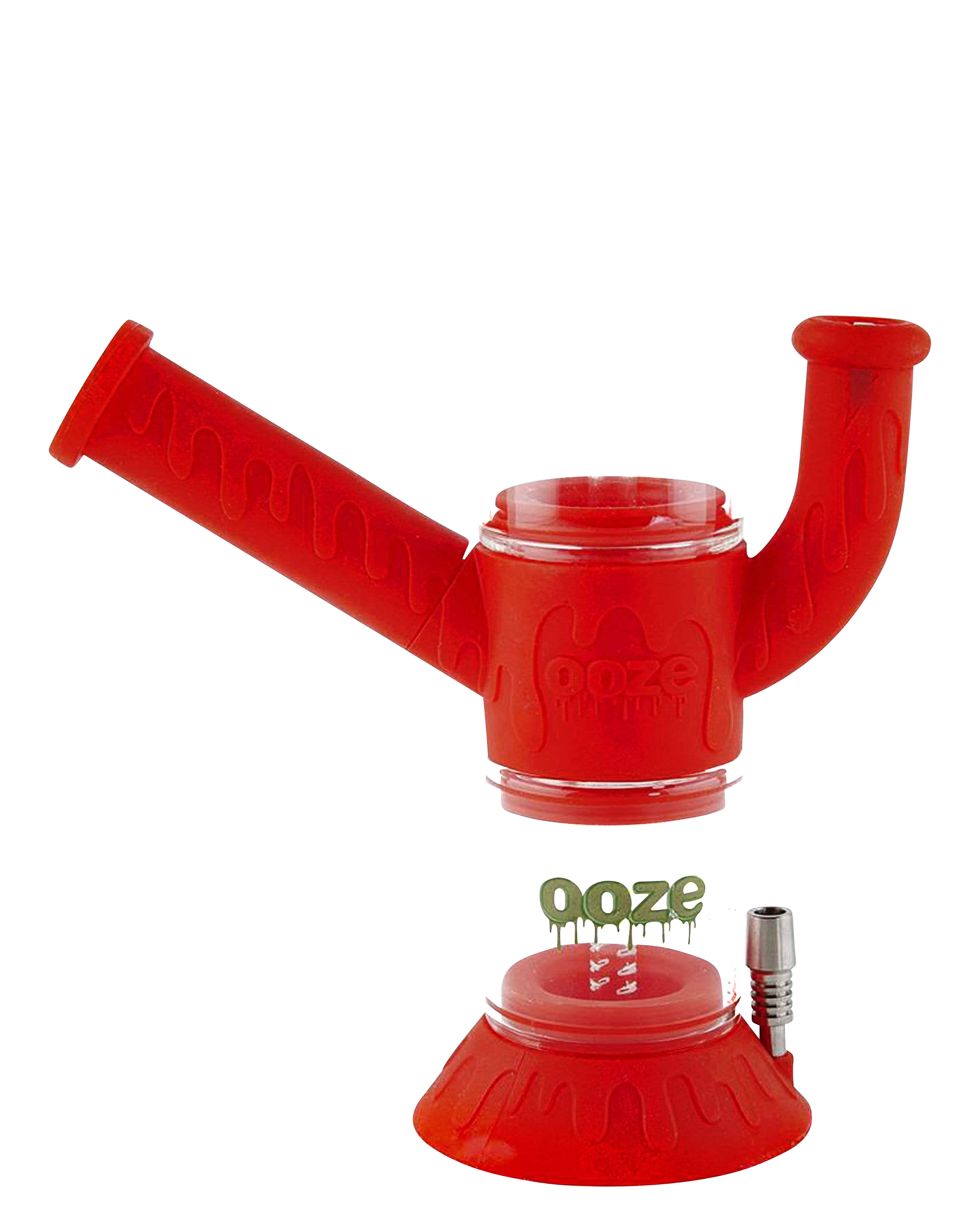 Ooze Cranium 4-in-1 Silicone & Glass Multifunctional Water Pipe