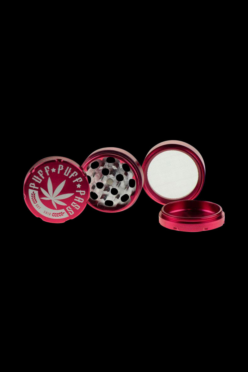 Famous Brandz Puff Puff Pass Herb Grinder - Your On - the - Go Grinding Companion