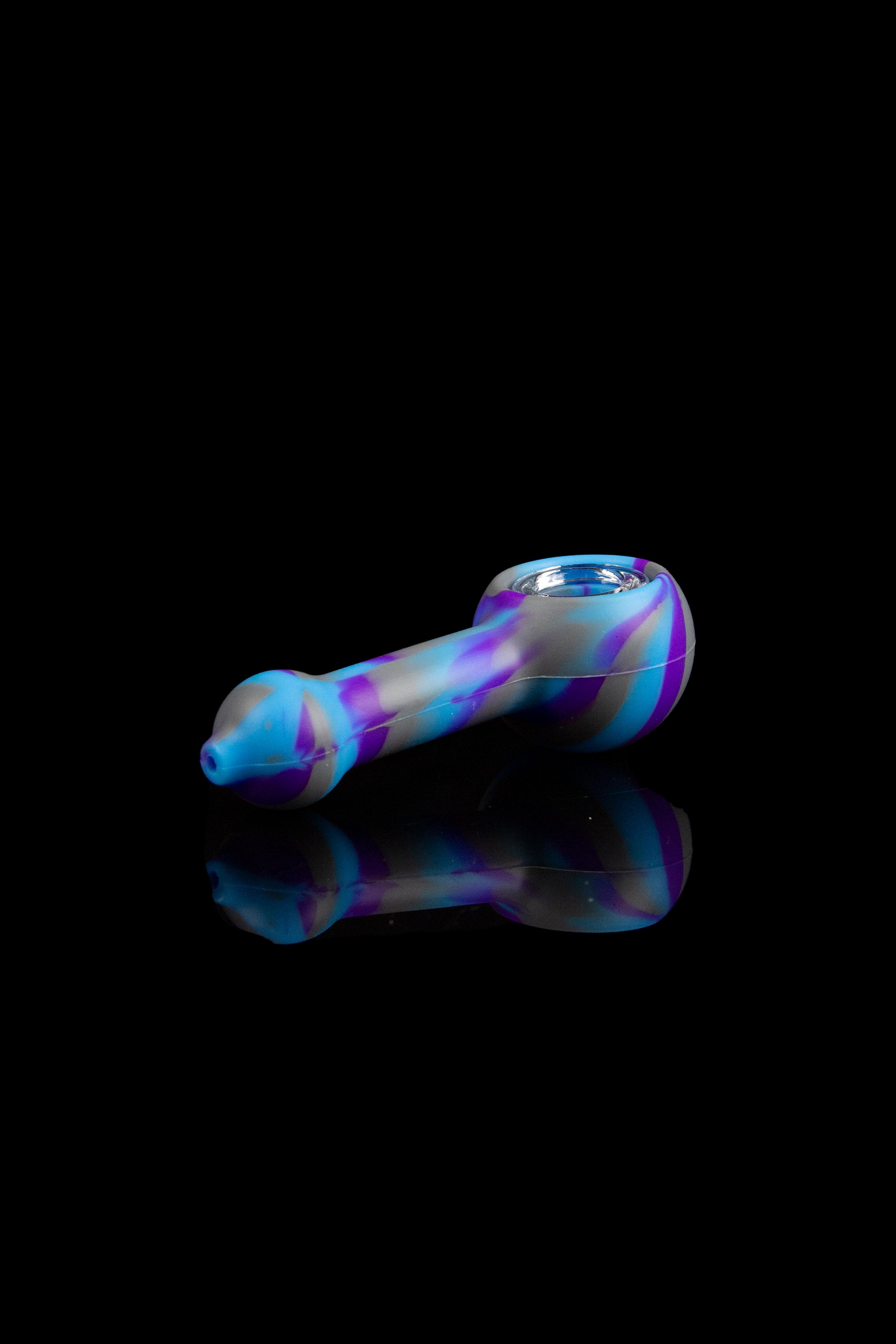3 Gates Global Unbreakable Silicone Spoon Pipe with Removable Glass Bowl