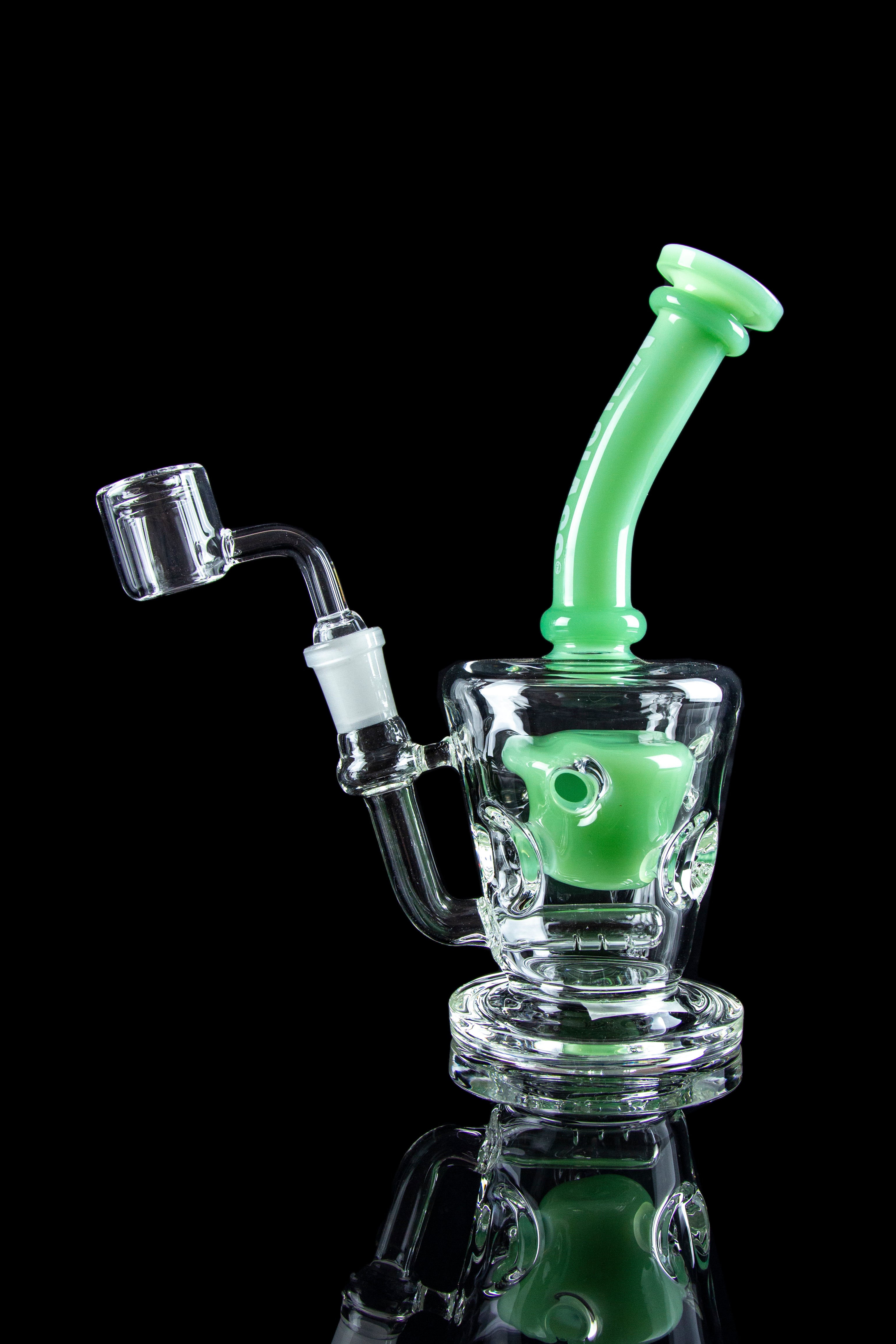 NEU 8-Inch Inline Swiss Mini Dab Rig - The Ultimate Smoking Companion