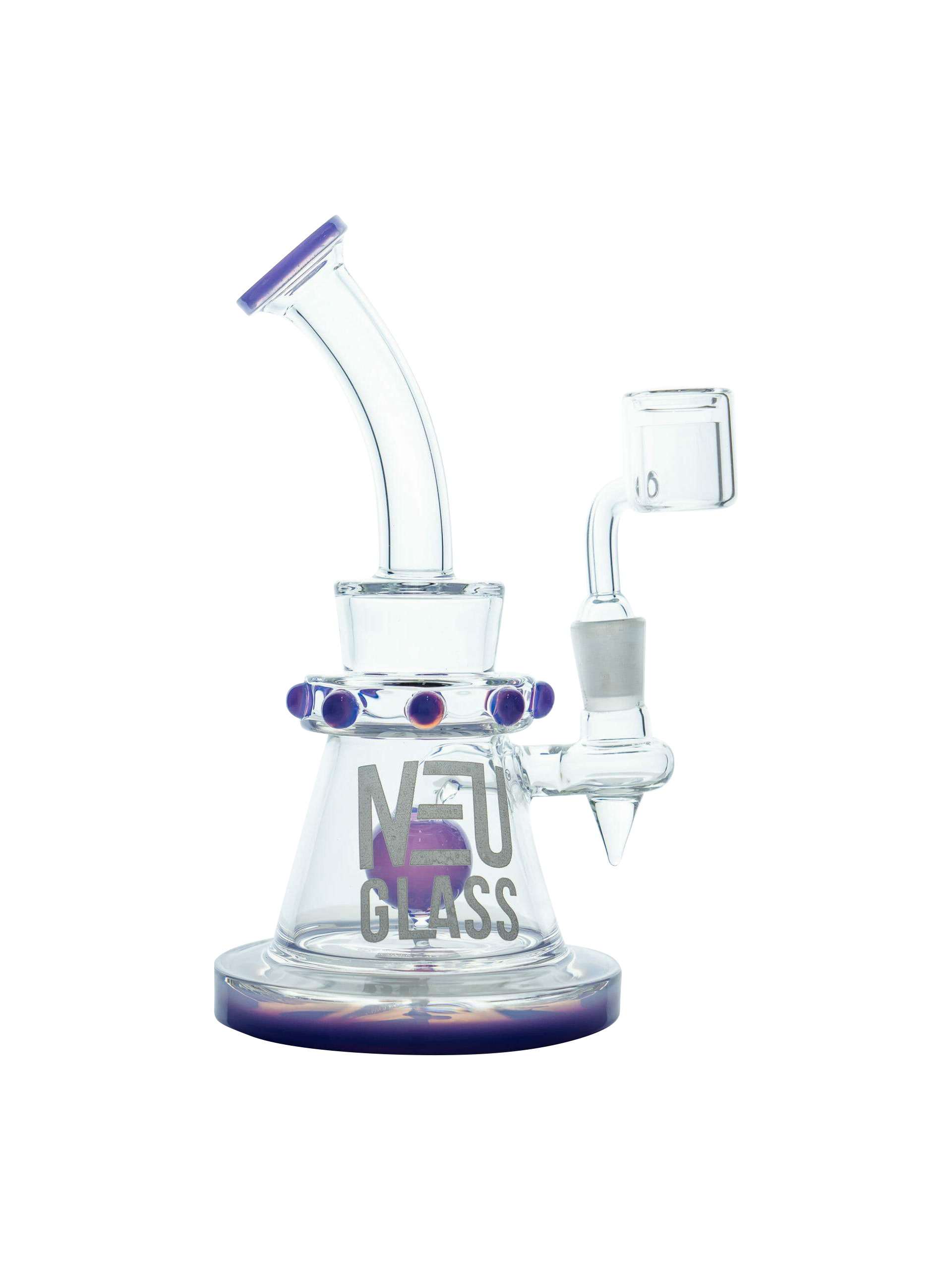 NEU Glass Shower Head Ball Concentrate Rig - Elevate Your Dabbing!