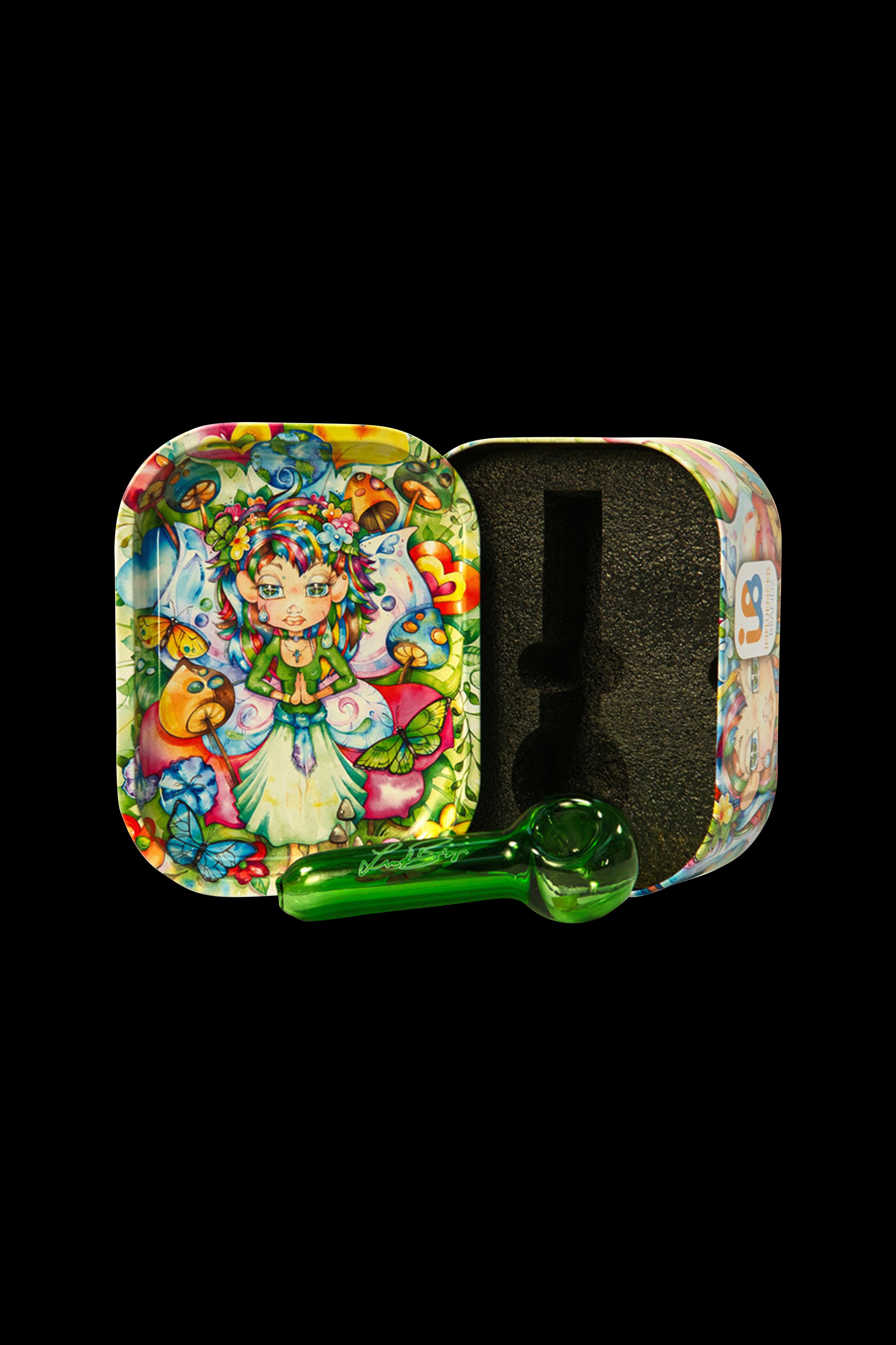 Linda Biggs' Magical Spoon Pipe Set with Artistic Travel Tin