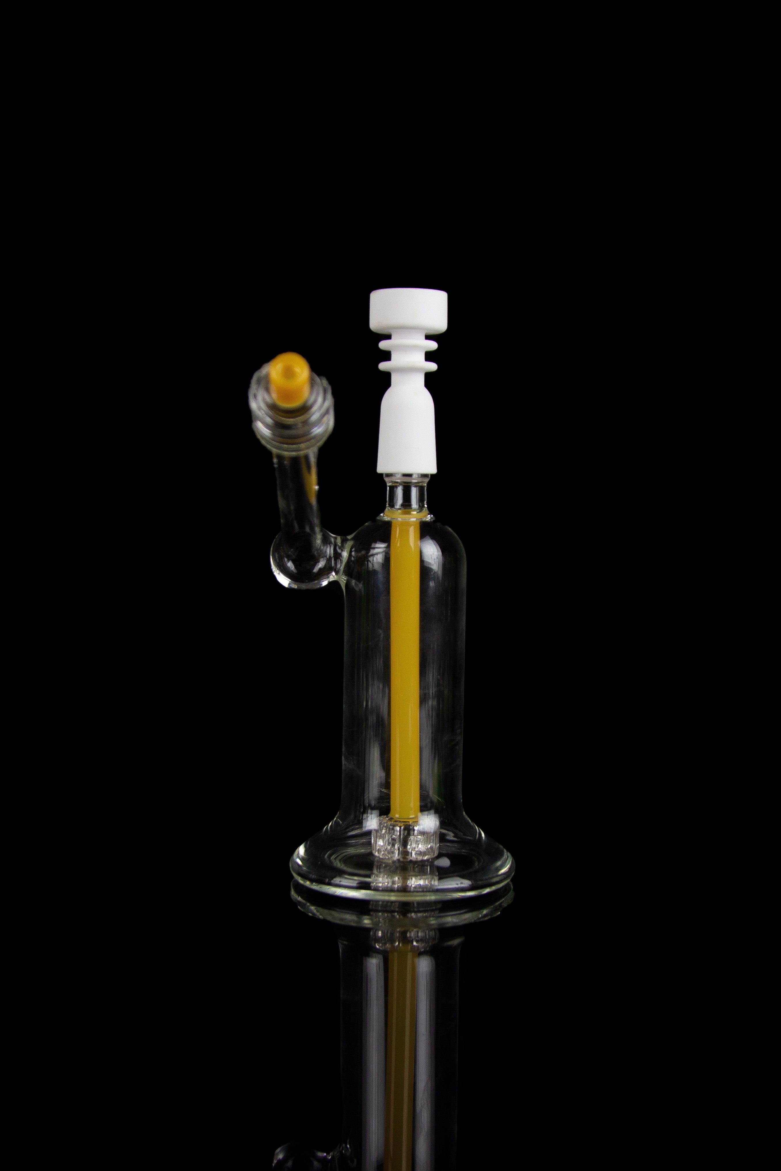Stunning Stereo Perc Concentrate Bubbler with Ceramic Nail