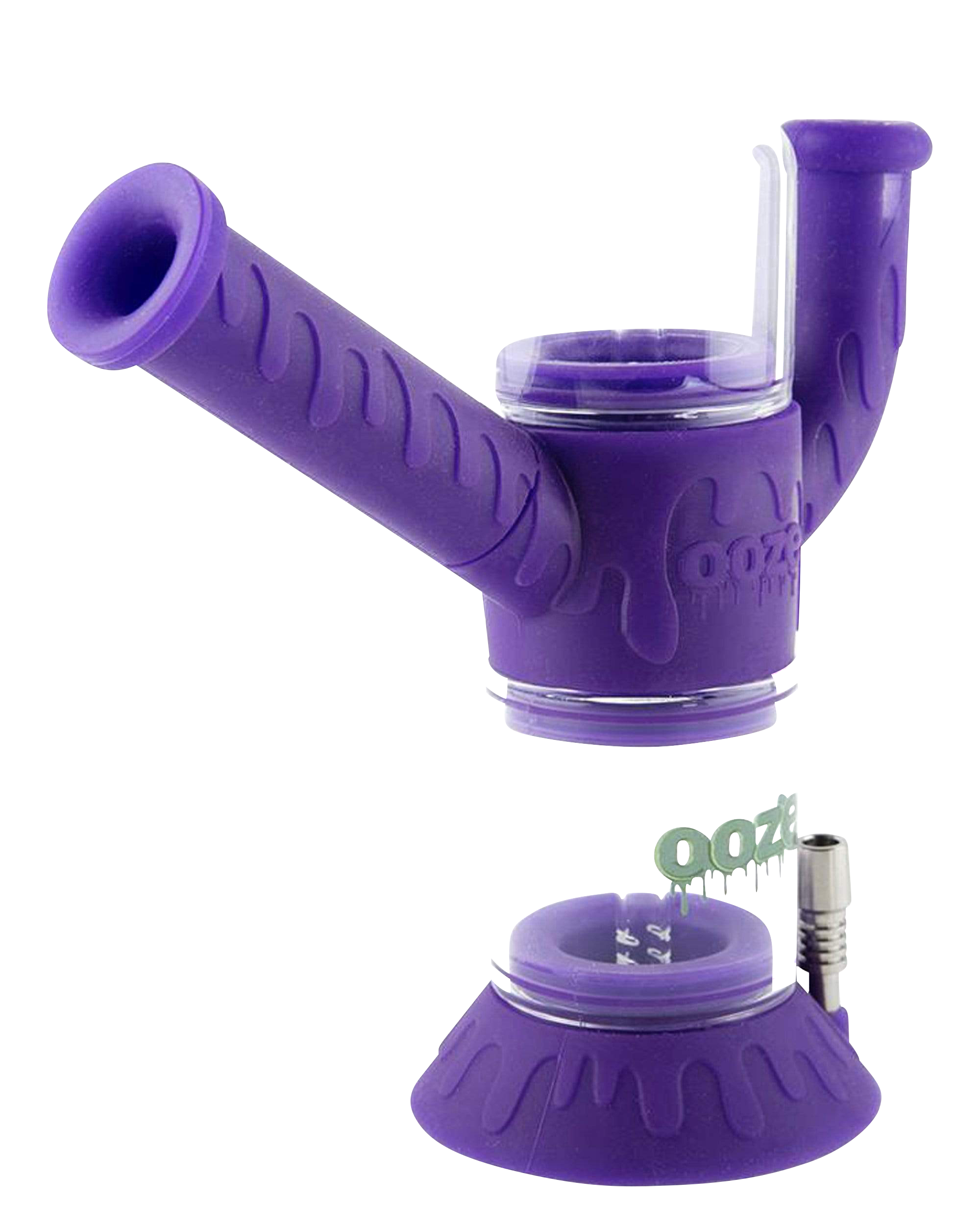 Ooze Cranium 4-in-1 Silicone & Glass Multifunctional Water Pipe