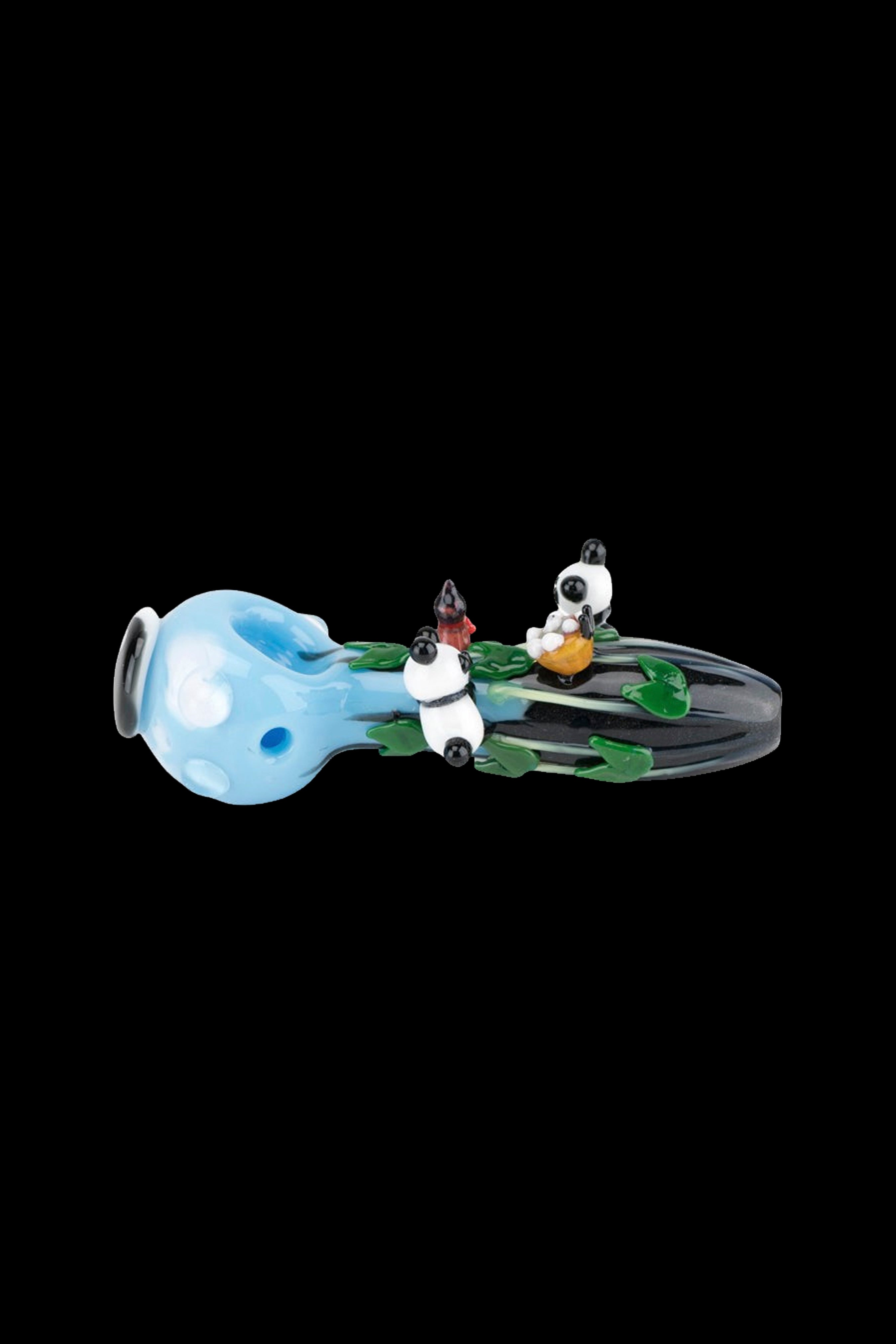 Empire Glassworks Adorable Climbing Pandas Small Pipe