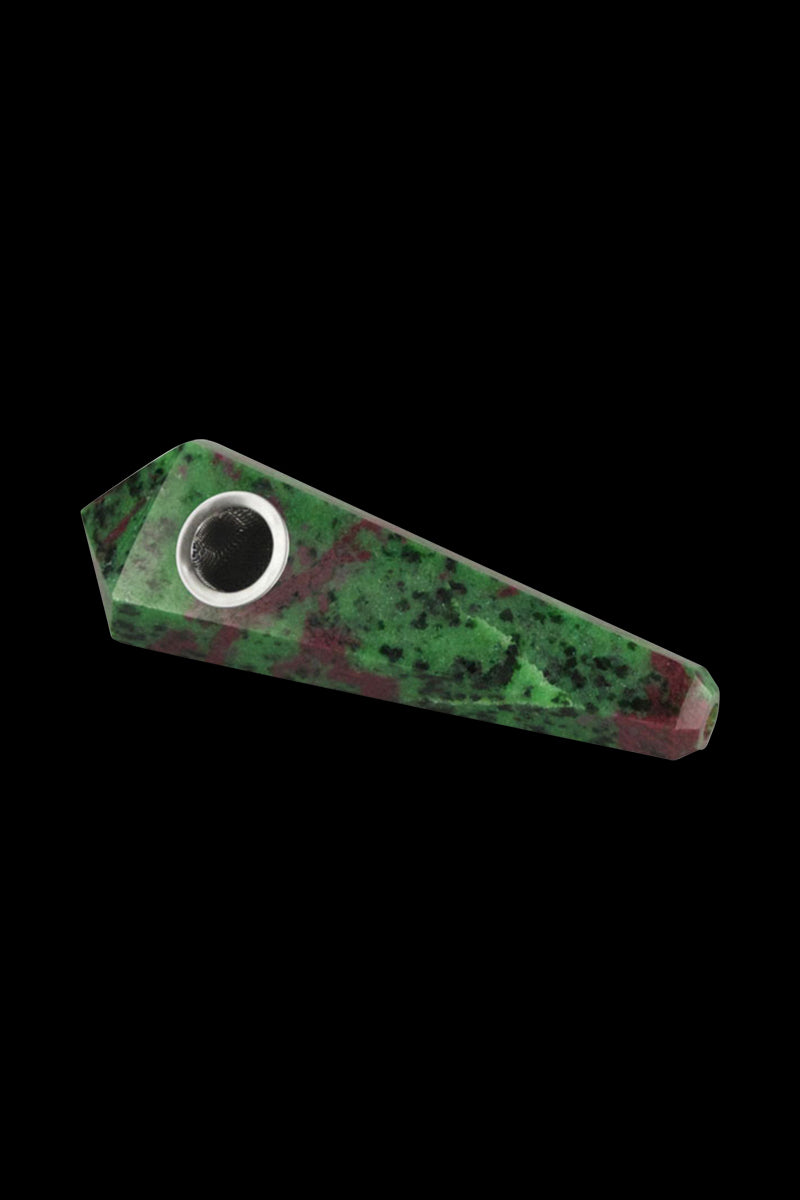 Exquisite Natural Gemstone Hand Pipe for Smoking Enthusiasts