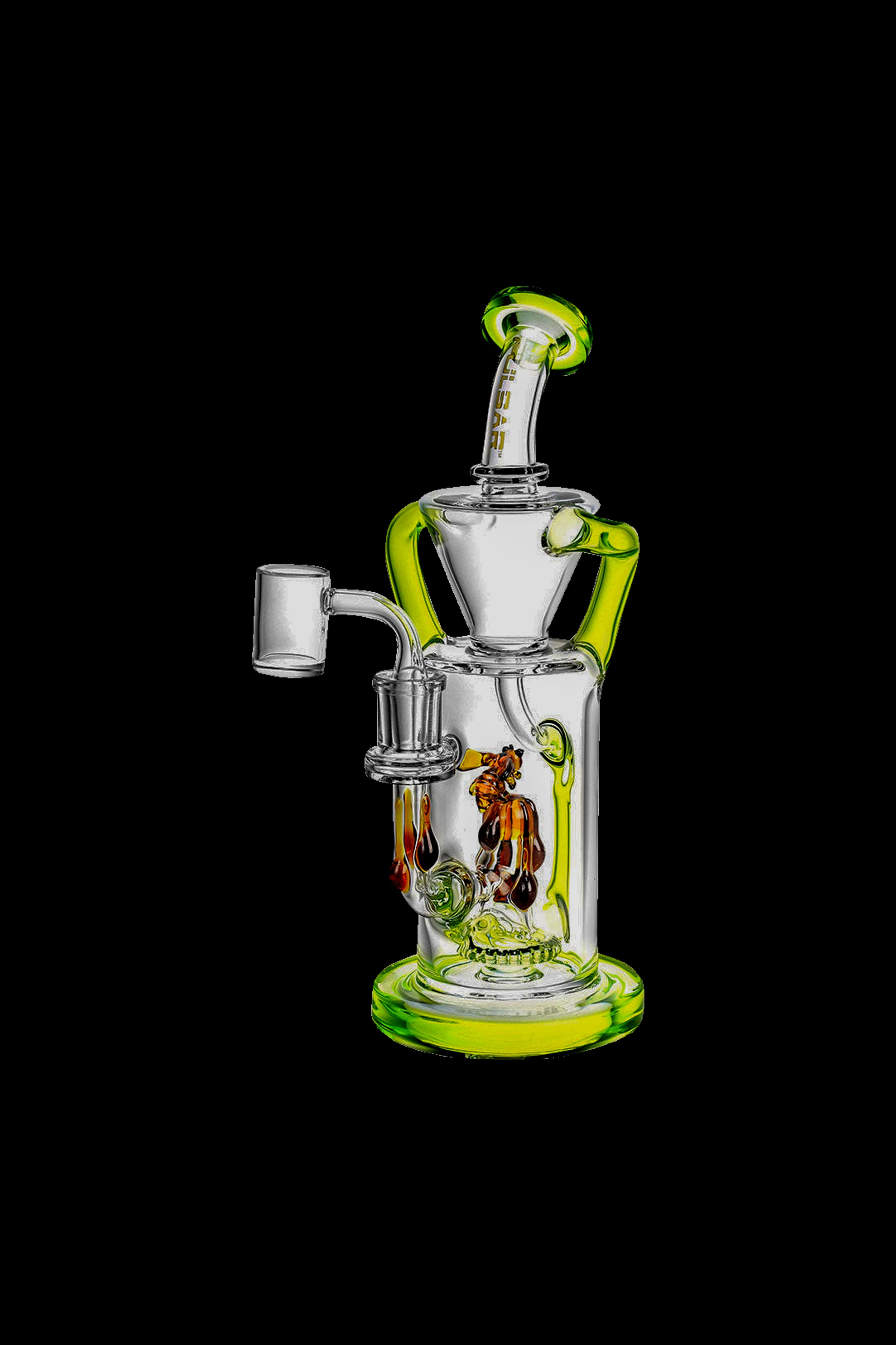 Pulsar Honey Sweetness Recycler Dab Rig - Indulge in the Sweetness!