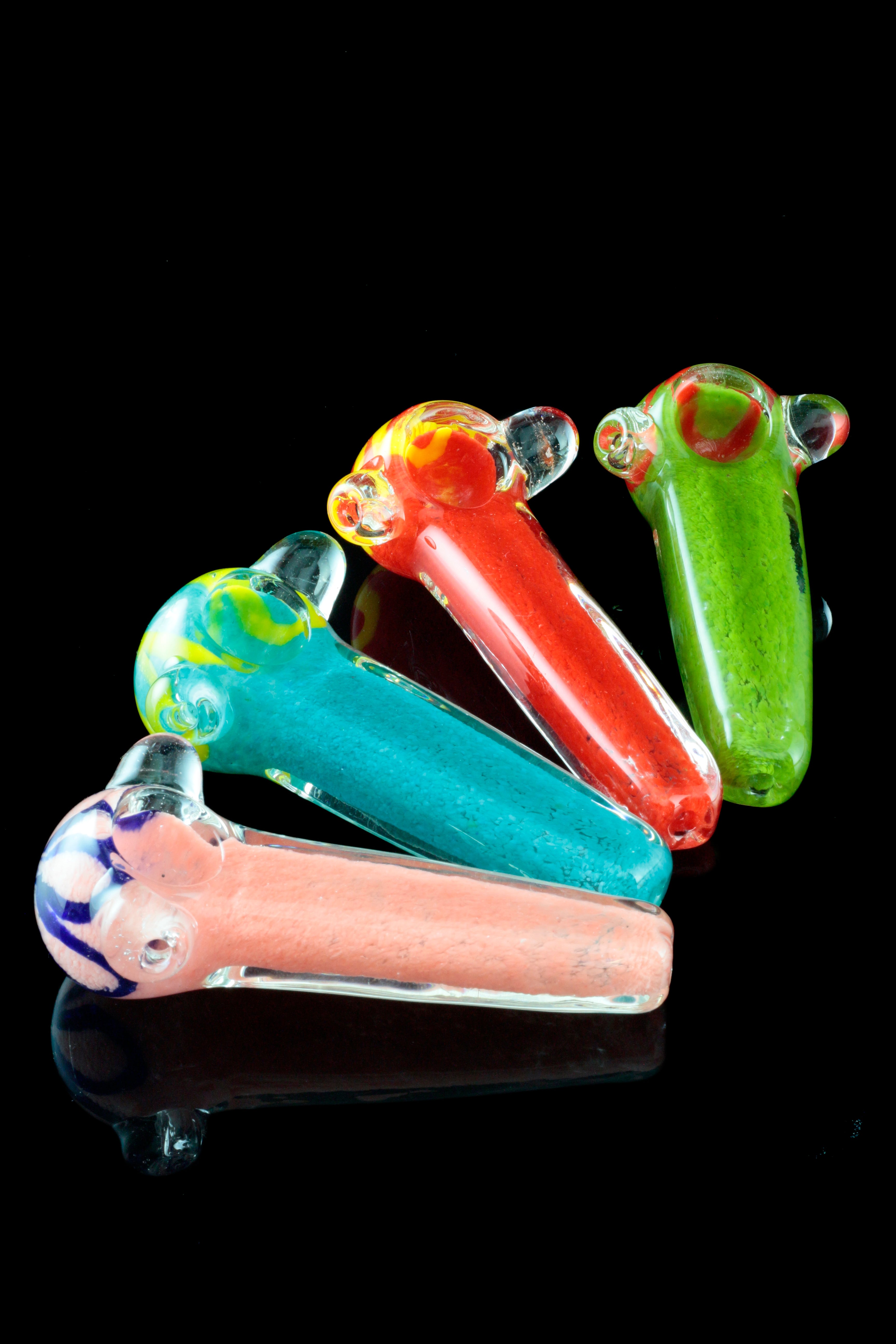Cool 4.5 - inch Assorted Marbled Square Hand Pipe