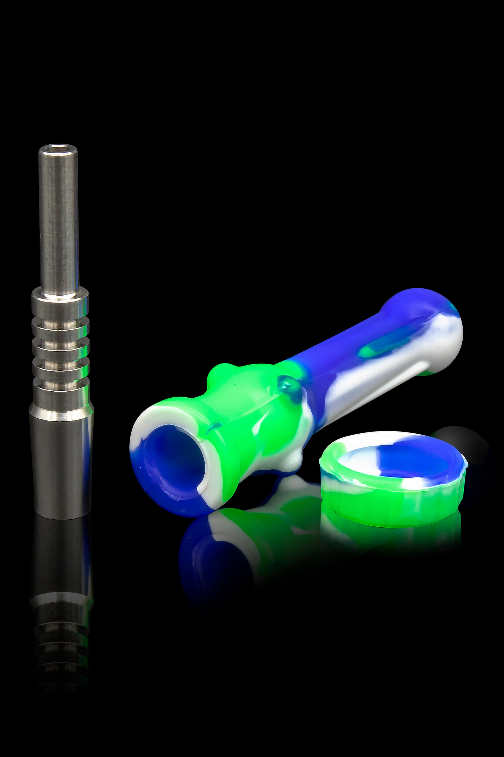 Superior Nectar Collector Dab Vapor Straw with Solid Titanium or Quartz Tip