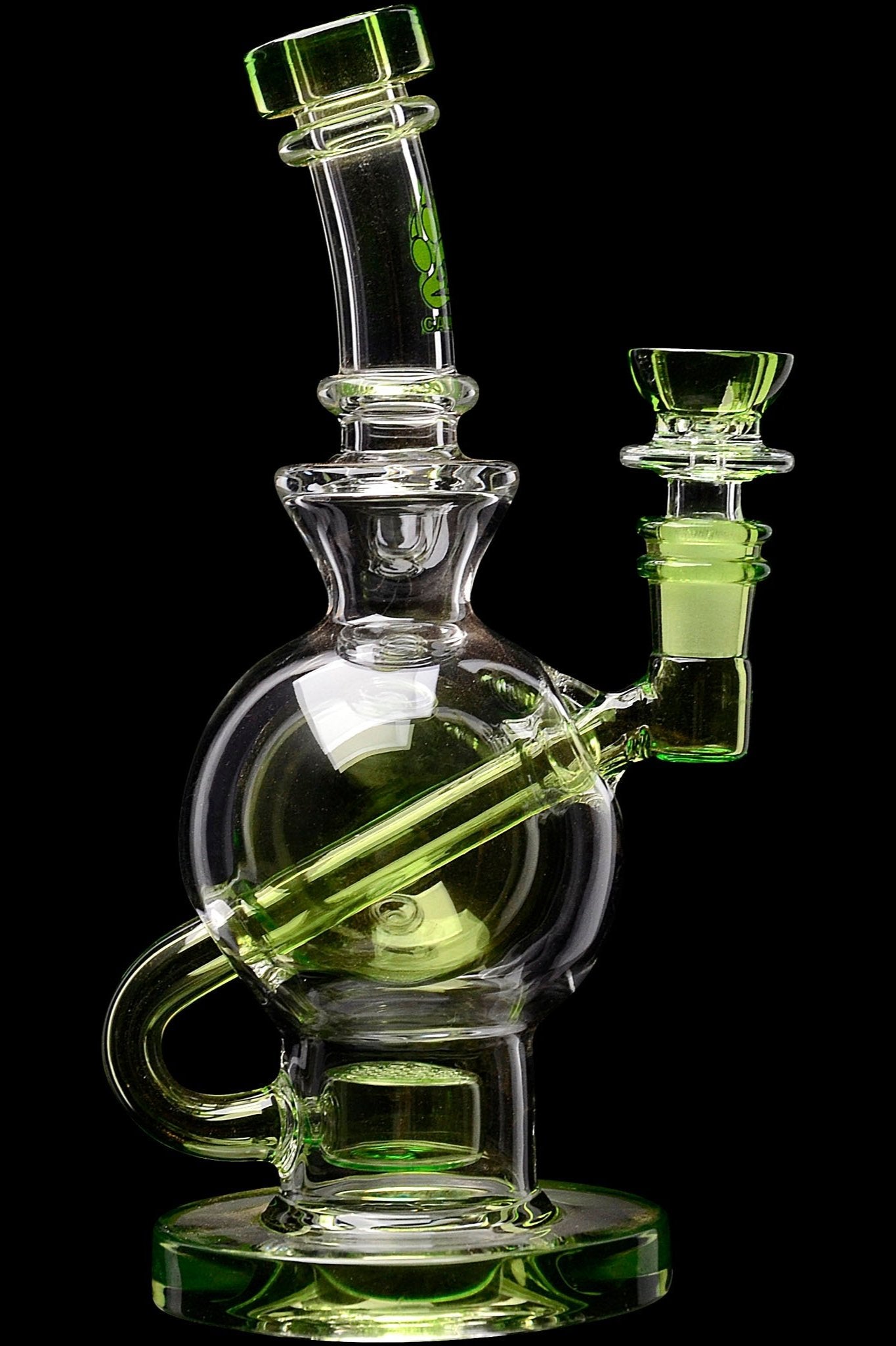 Calibear Colored Ball Flower of Life Smoking Rig - A Stunning Smoking Companion