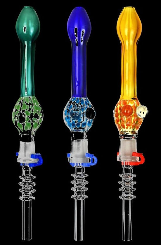 Fun Confetti Bubble Dab Straw - A Colorful Smoking Essential