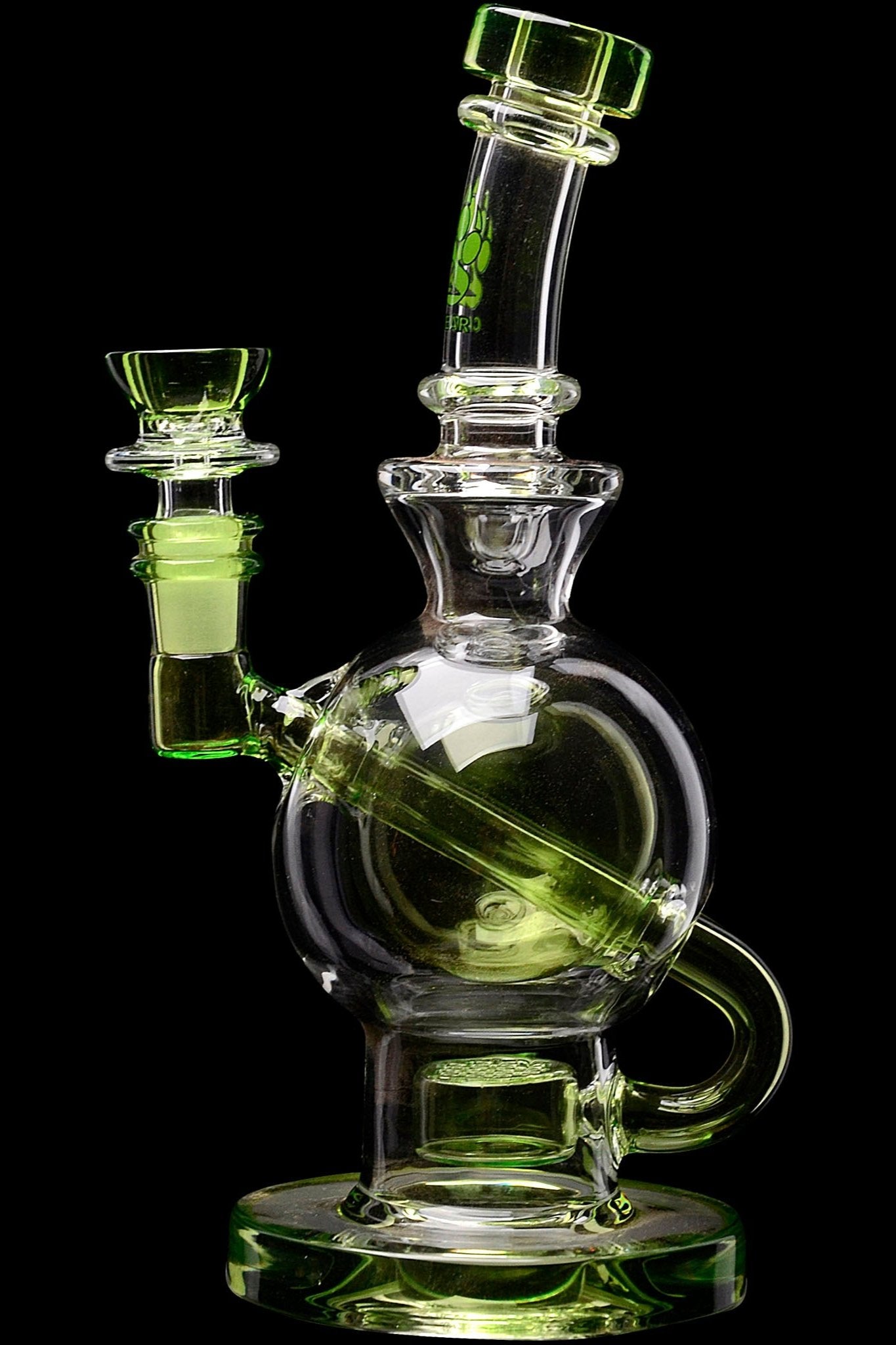 Calibear Colored Ball Flower of Life Smoking Rig - A Stunning Smoking Companion