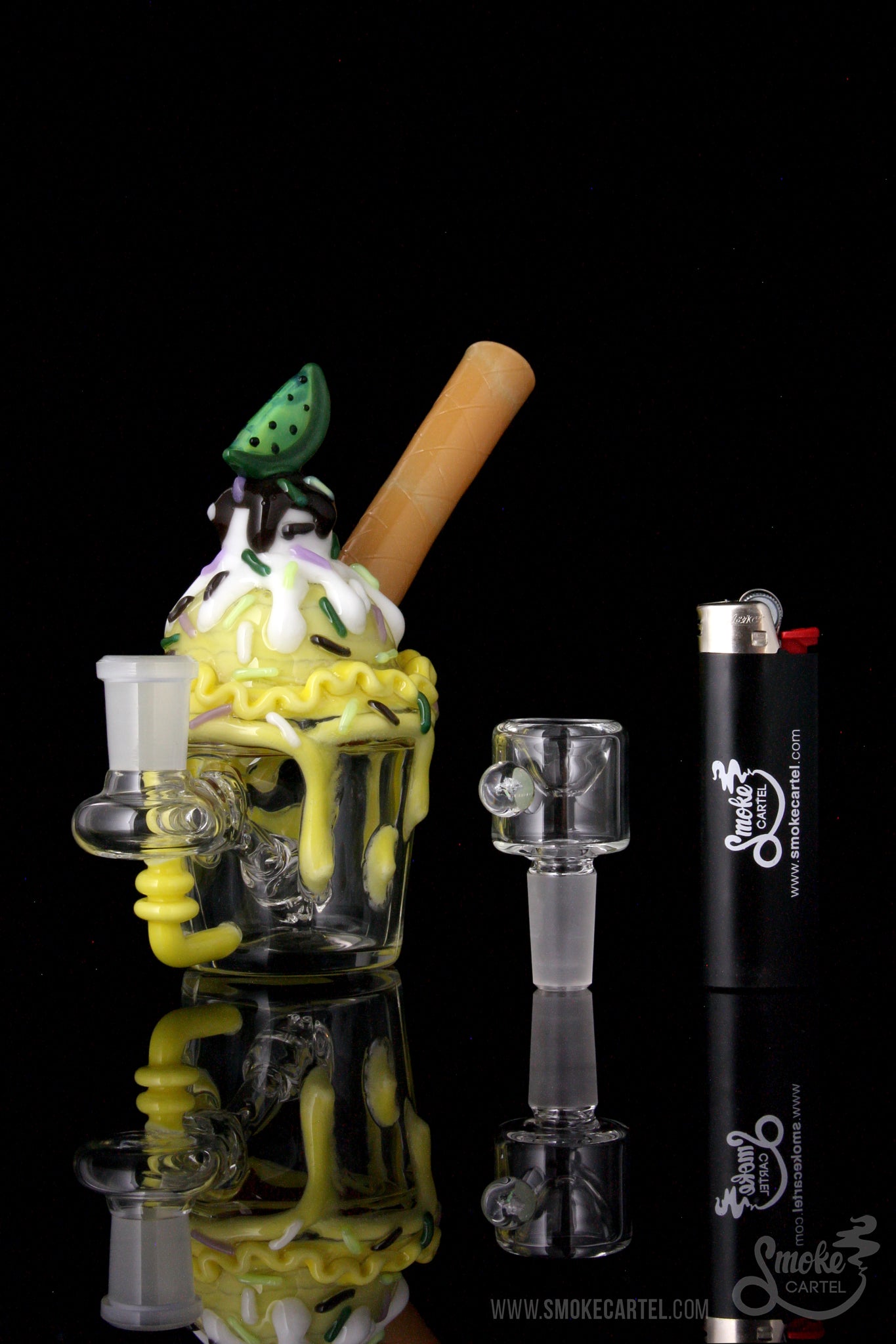 Empire Glassworks Key Lime Cupcake Nano Rig: A Sweet Smoking Delight
