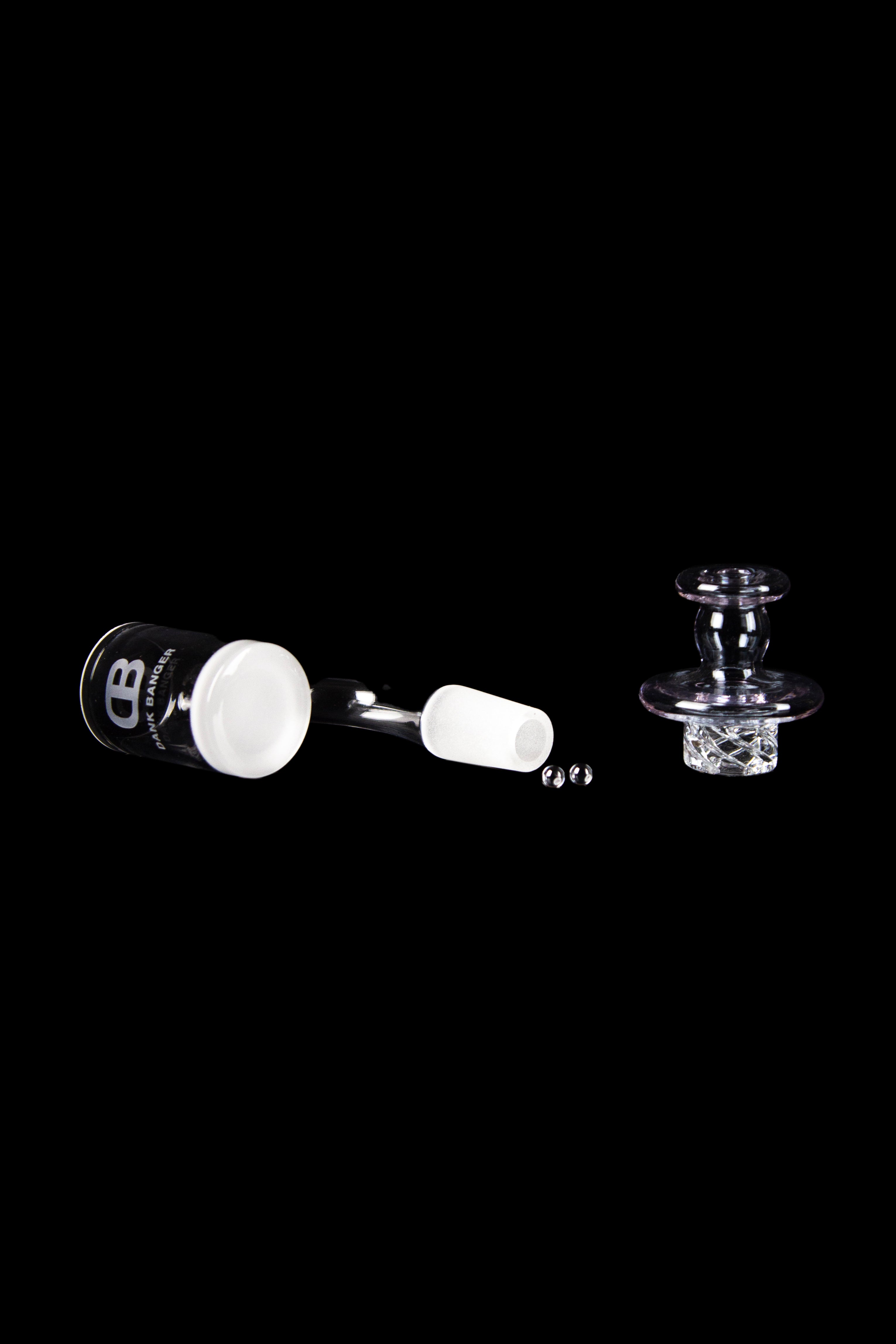 Dank Banger Premium Opaque Bottom Quartz Banger Dabbing Combo Set
