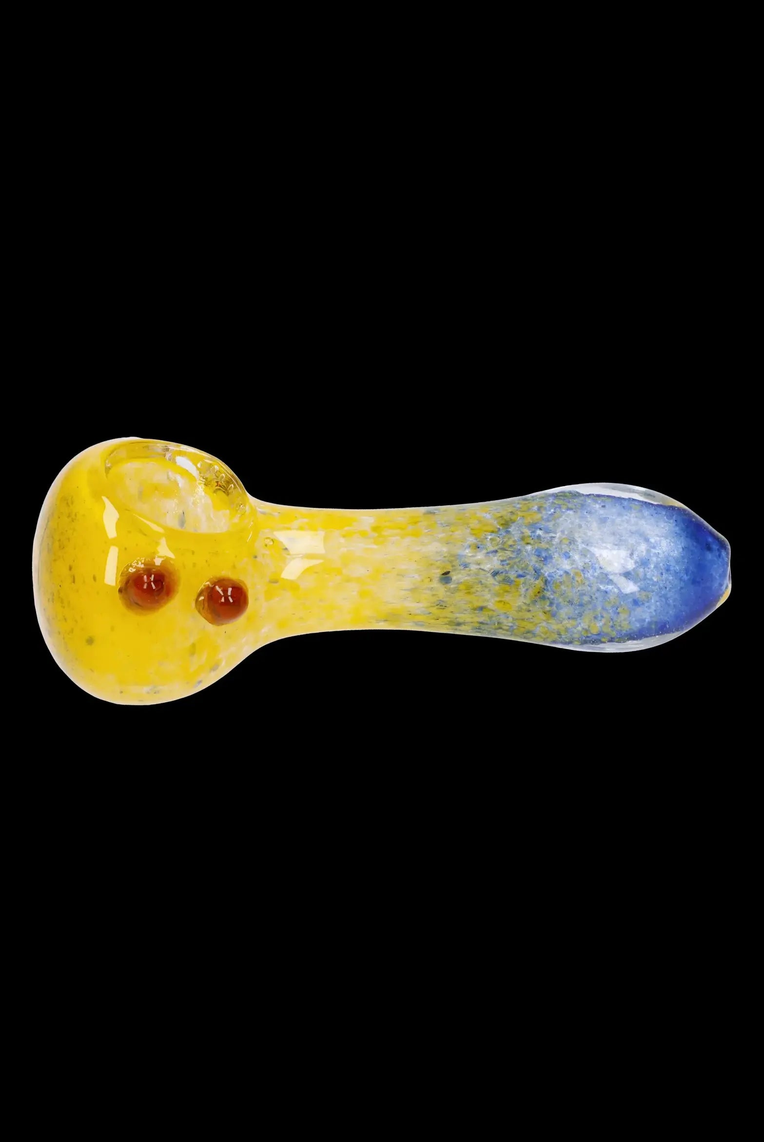 3.5-Inch Gradient Glass Frit Pipe - A Colorful Smoking Essential
