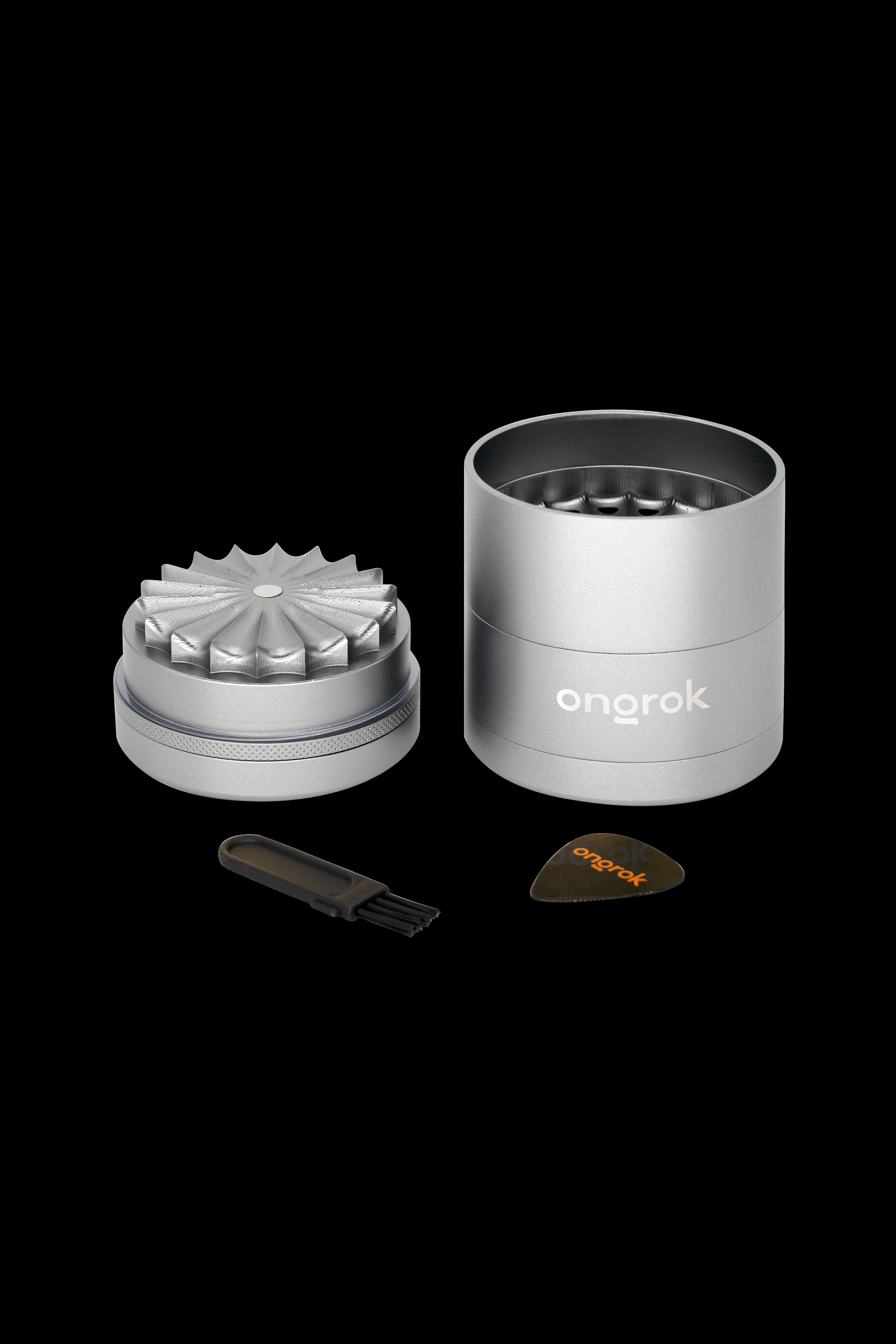 ONGROK 5 Piece Flower Petal Toothless Herb Grinder - The Ultimate Rolling Companion