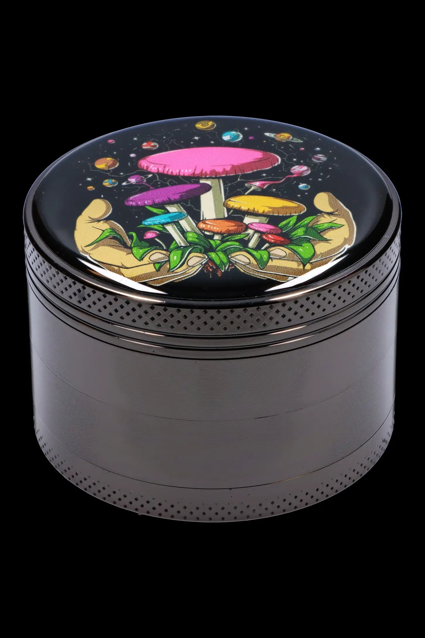 63mm Valiant Chrome Space Hands Mushroom Grinder