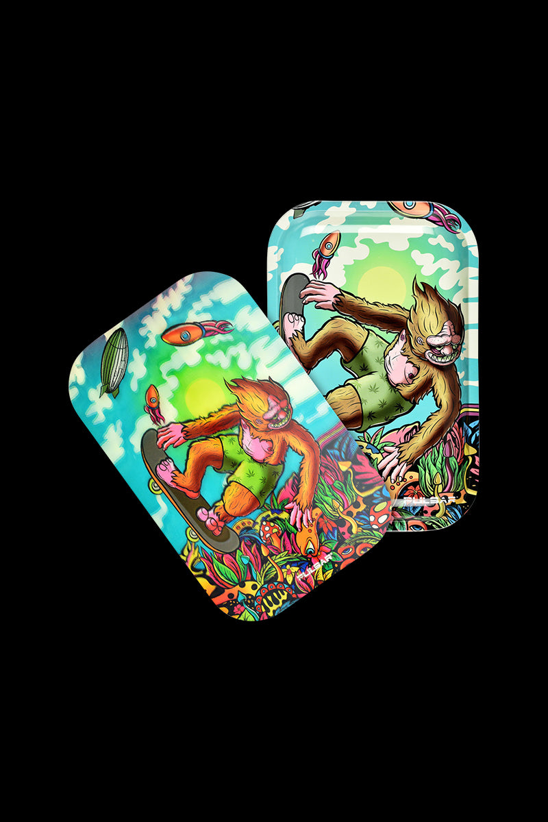 Pulsar Yeti McShreddy 3D Lid Metal Rolling Tray - The Ultimate Smoking Companion
