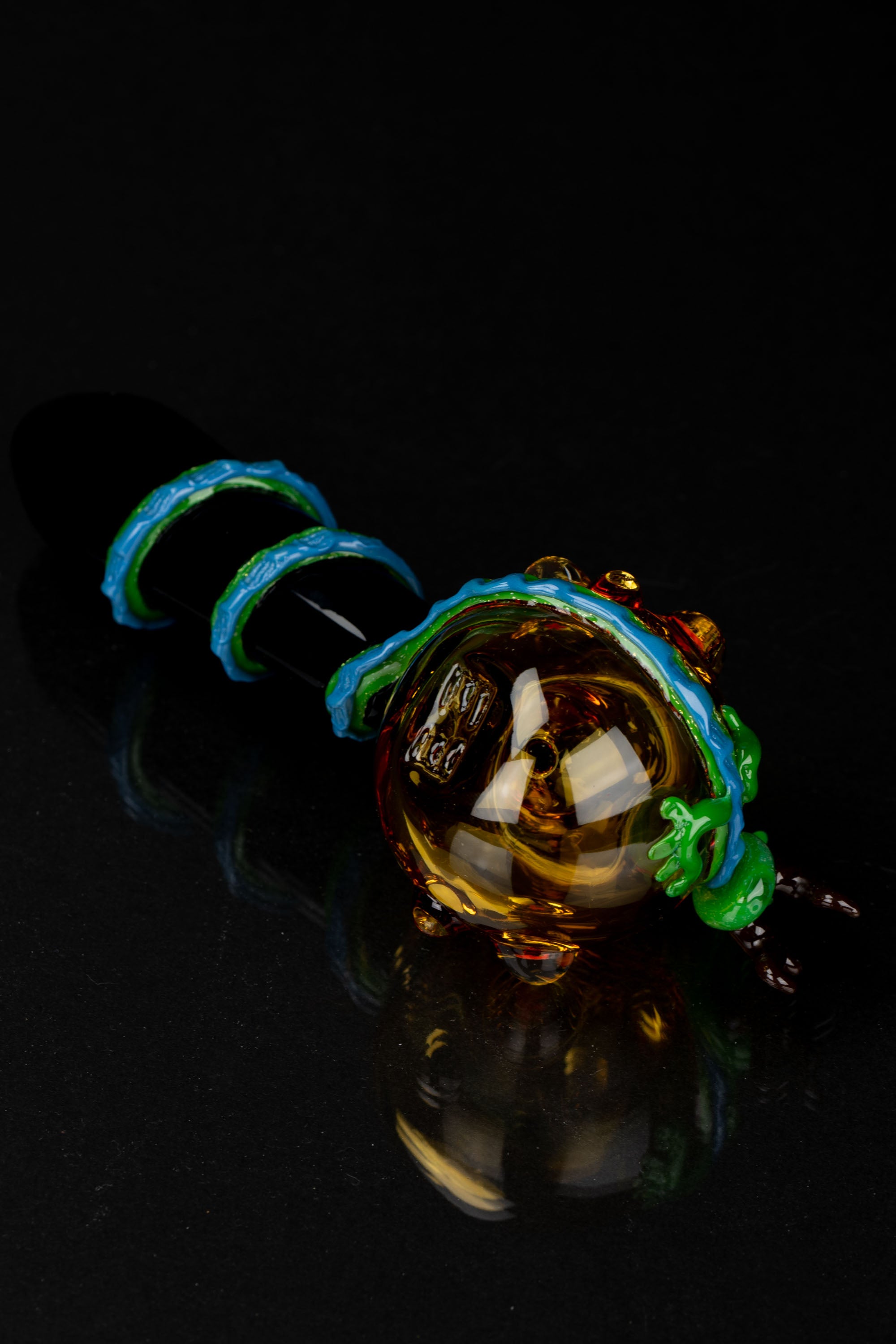 Empire Glassworks Majestic Dragon Sphere Large Spoon Pipe - A Collector's Dream