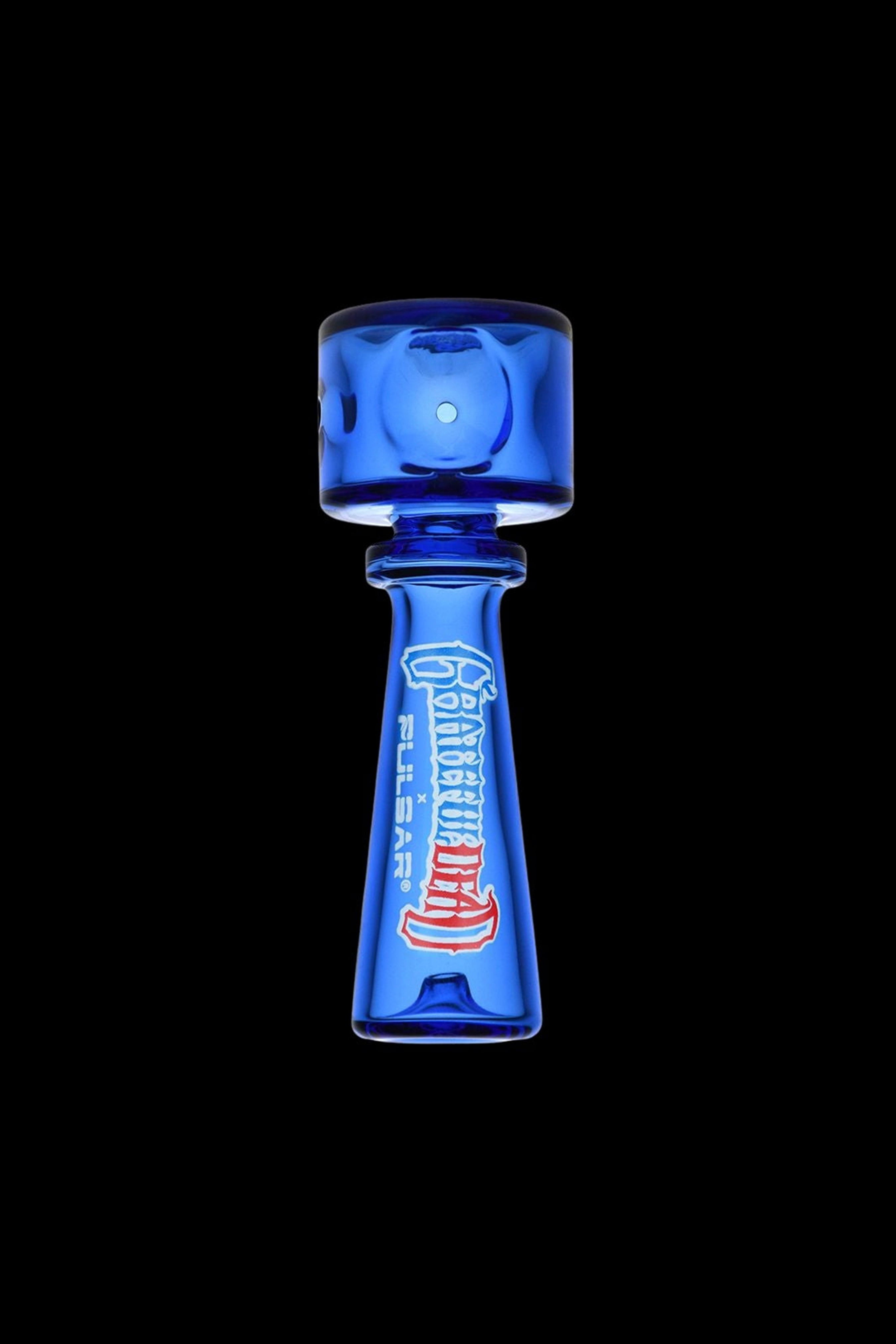 Grateful Dead x Pulsar: Stunning Geometric Glass Spoon Pipe