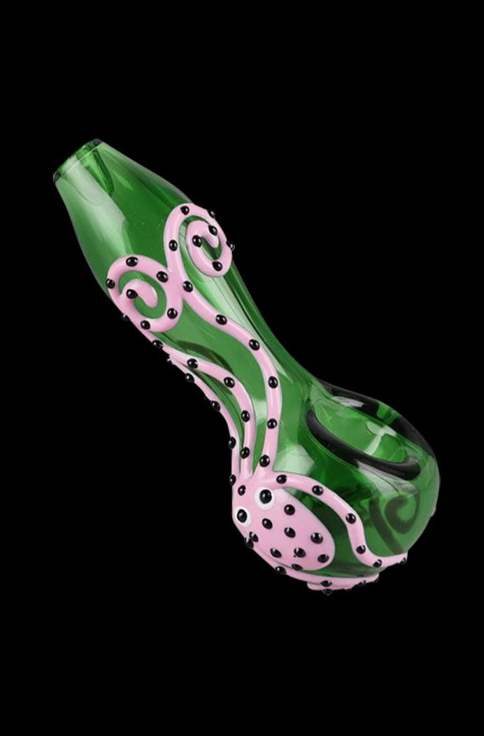 Enchanting Octopus Glass Spoon Pipe